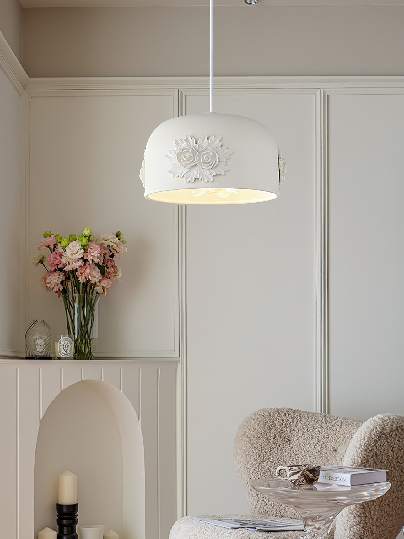 Vilaeos Minimalist Resin Wall Light-Neutral Decor