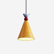 Virella Pendant Lamp Yellow Ceramic Bird Modern Playful-Neutral Decor