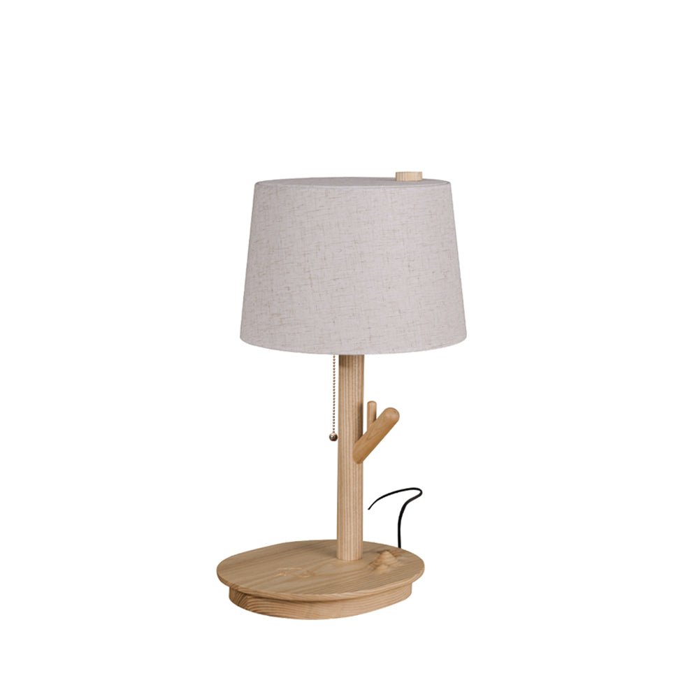 Branch Rustic Wood Table Lamp-Neutral Decor