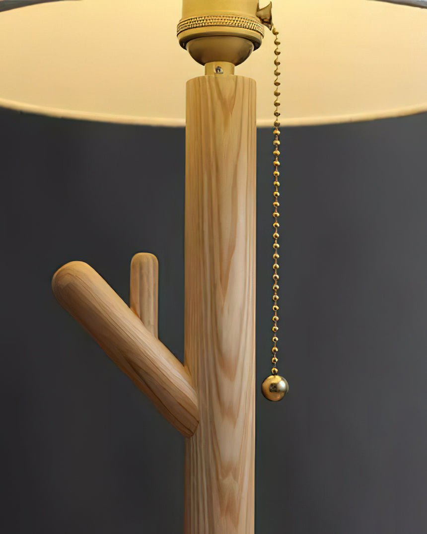 Branch Rustic Wood Table Lamp-Neutral Decor