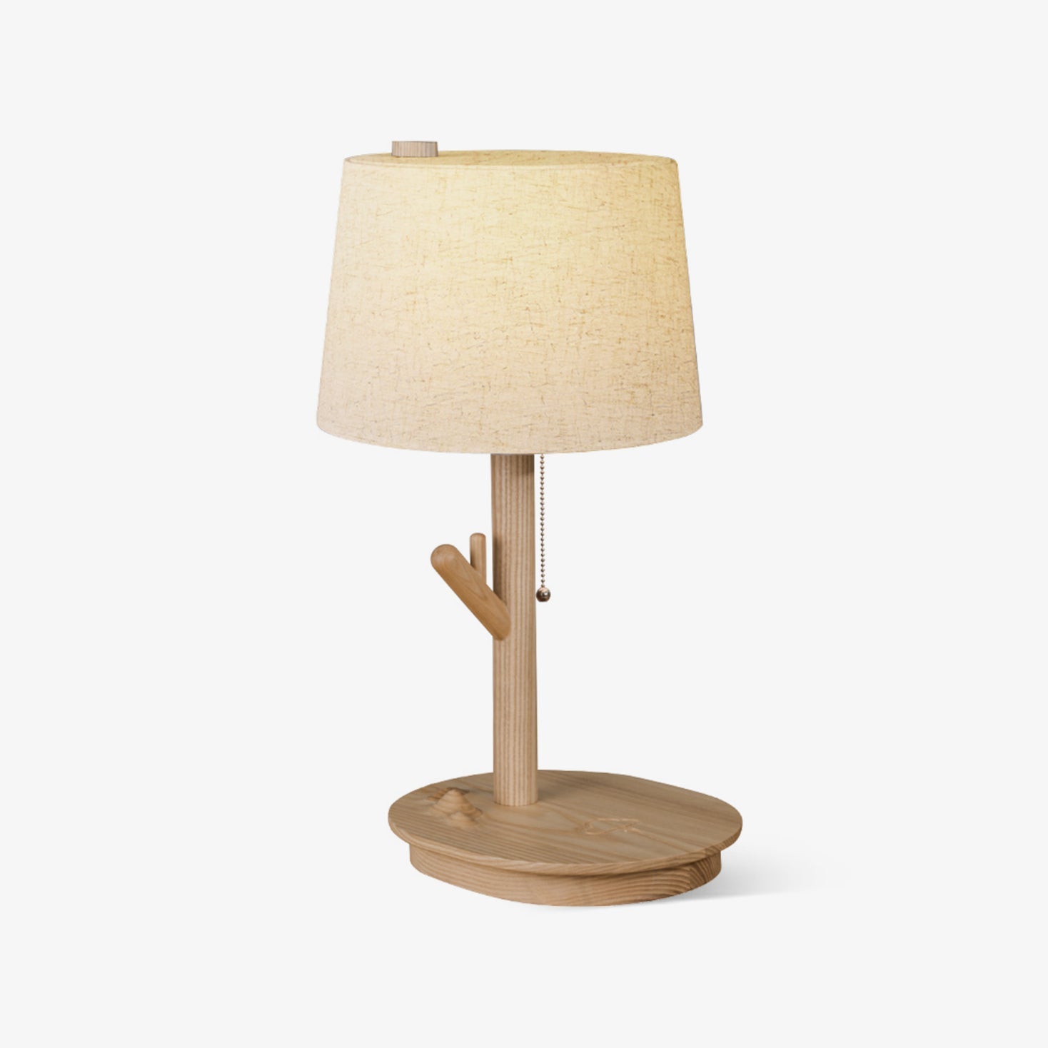 Branch Rustic Wood Table Lamp-Neutral Decor