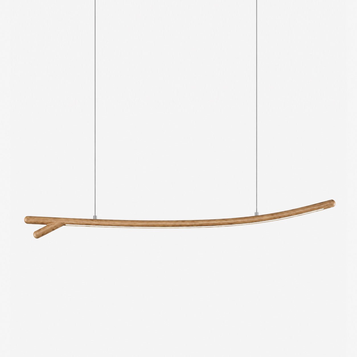 Twig Wood Linear Pendant Light-Neutral Decor