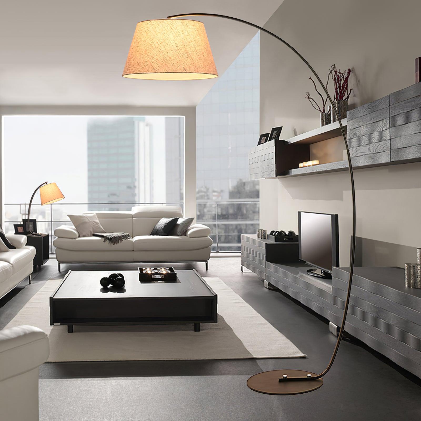 Sernis Fabric Artistic Floor Lamp-Neutral Decor