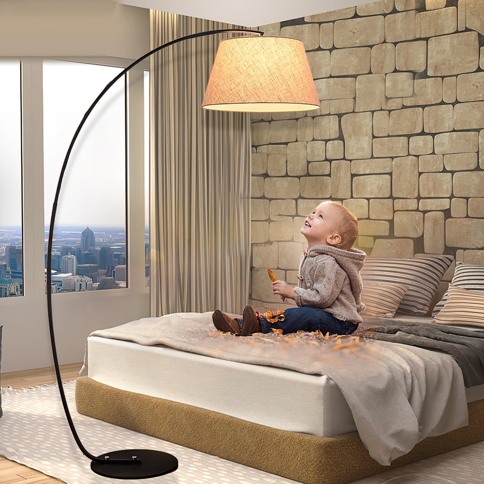 Sernis Fabric Artistic Floor Lamp-Neutral Decor