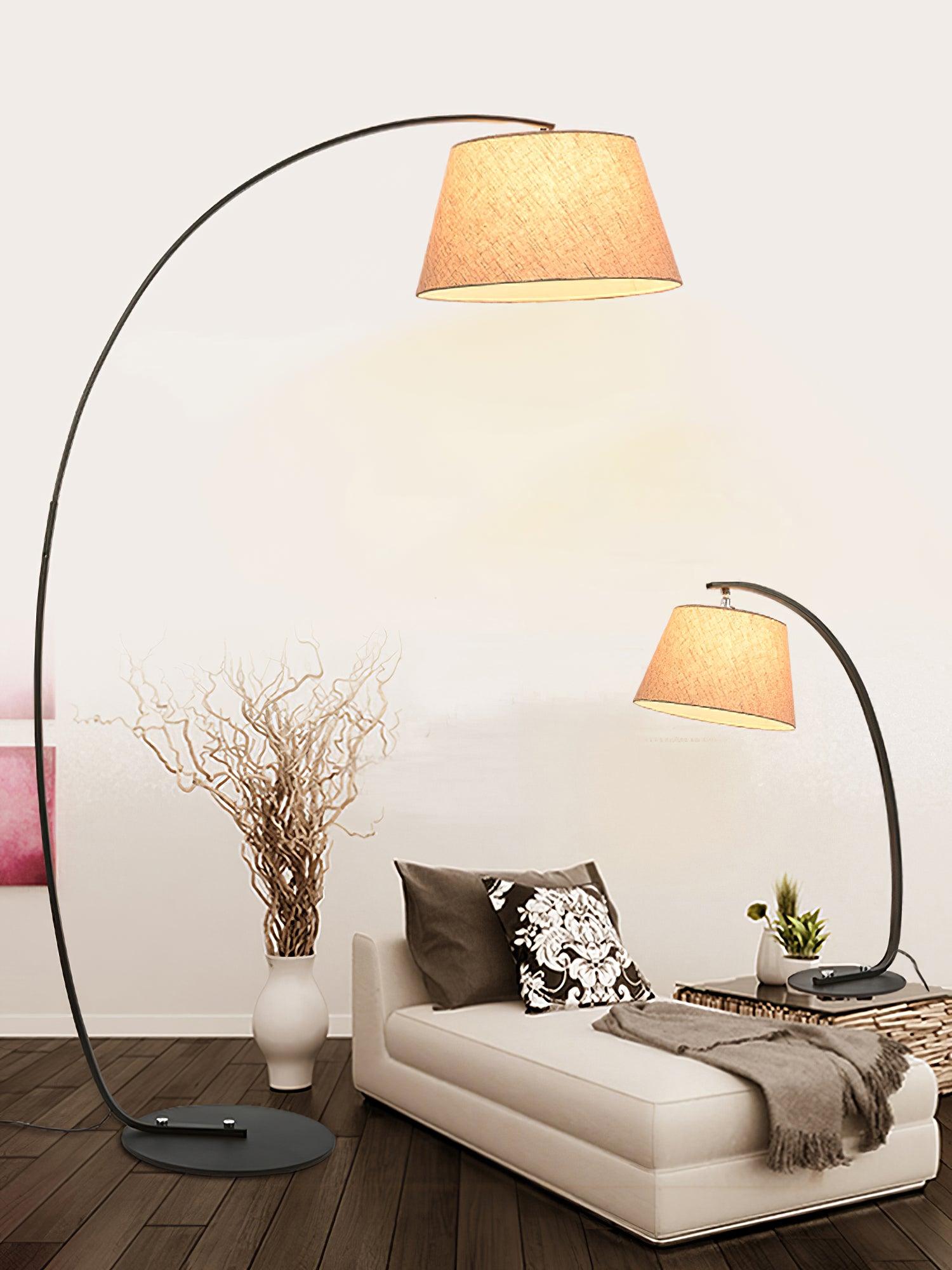 Sernis Fabric Artistic Floor Lamp-Neutral Decor