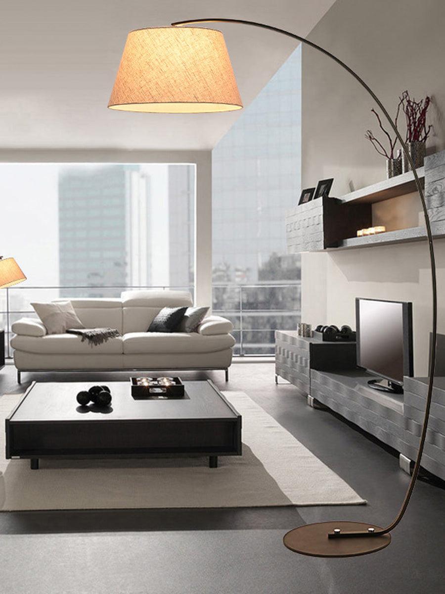 Sernis Fabric Artistic Floor Lamp-Neutral Decor