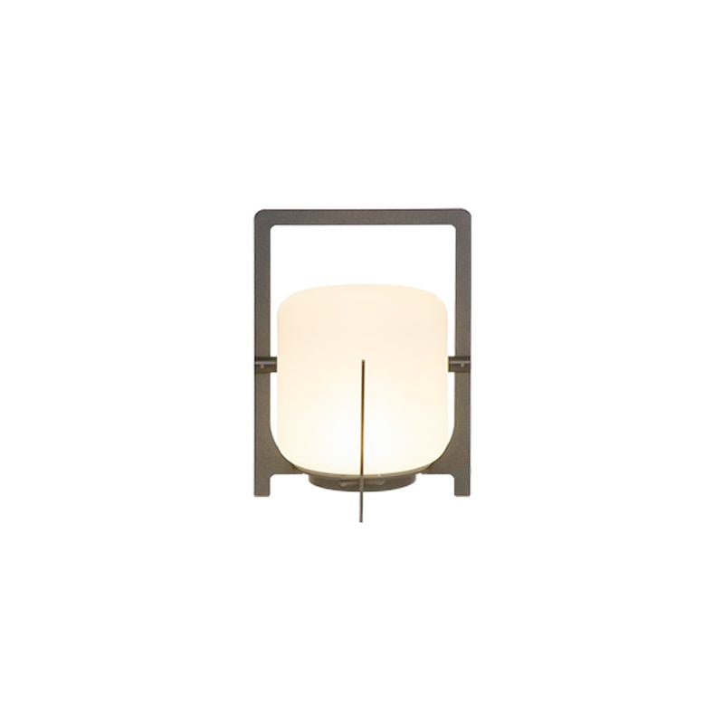 Isvyn Steel Plastic Minimalist Table Lamp-Neutral Decor