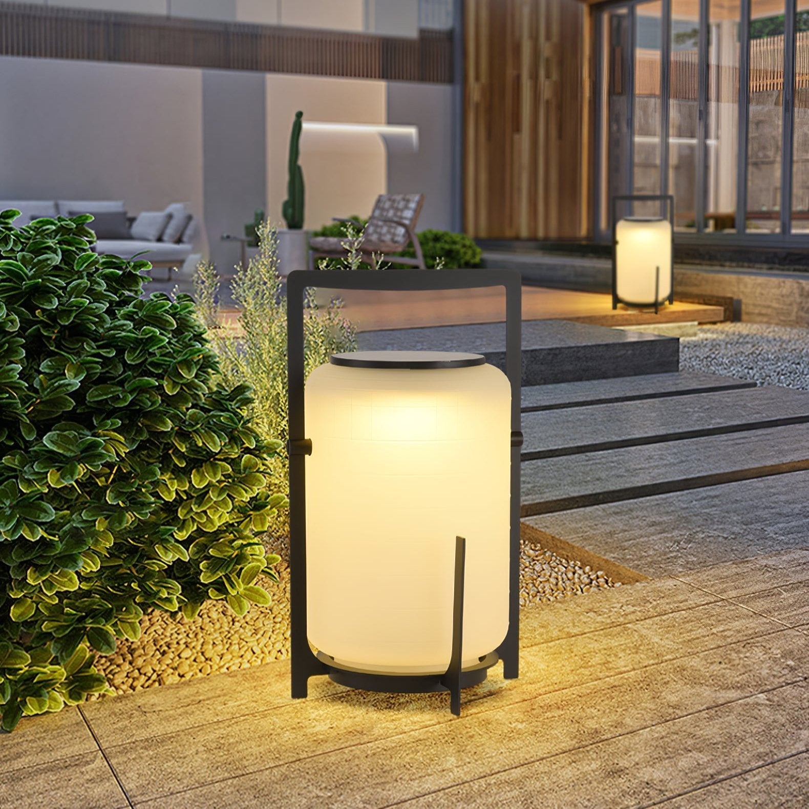 Jave Solar Outdoor Table Lamp-Neutral Decor