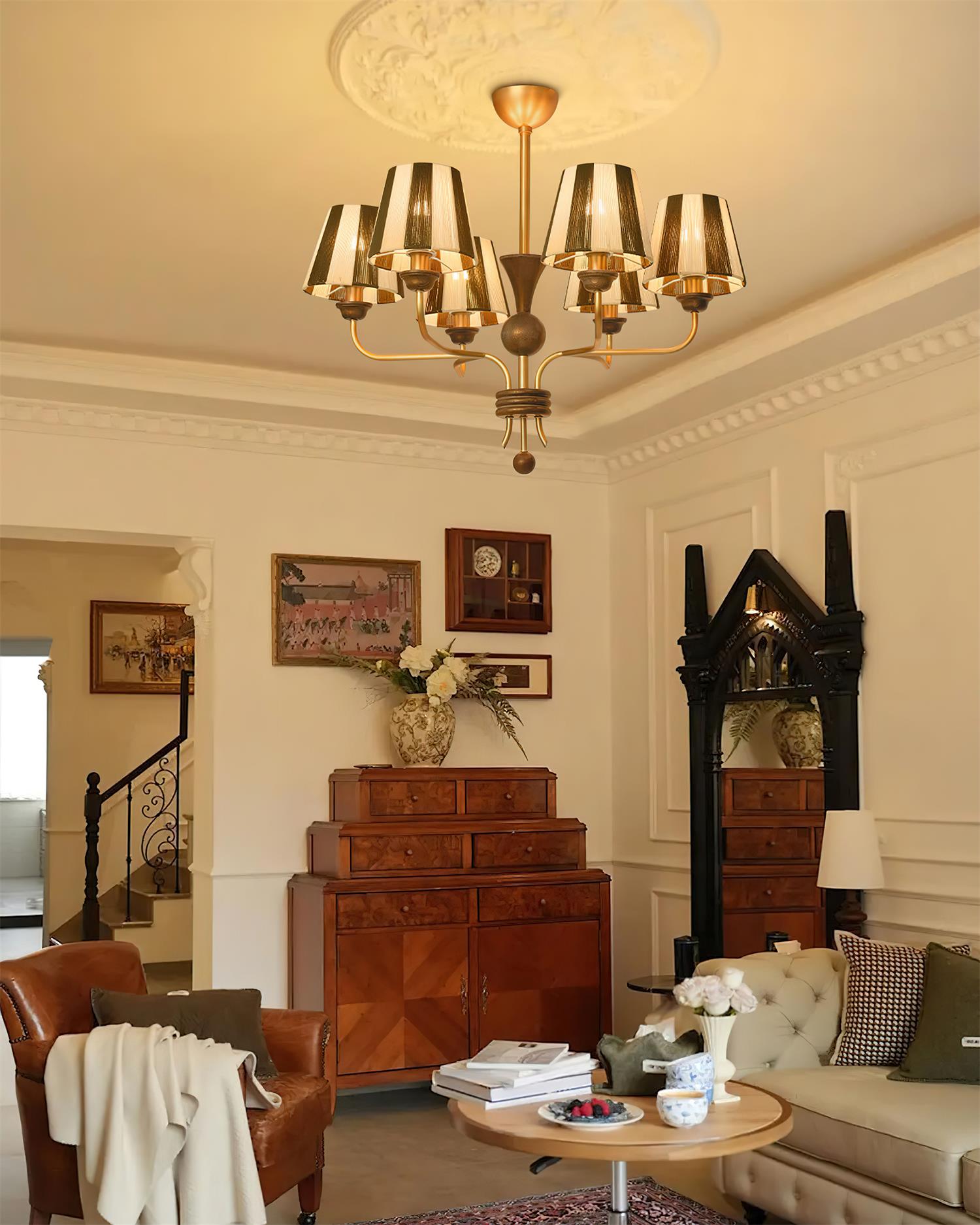 Arthur Stripe Chandelier