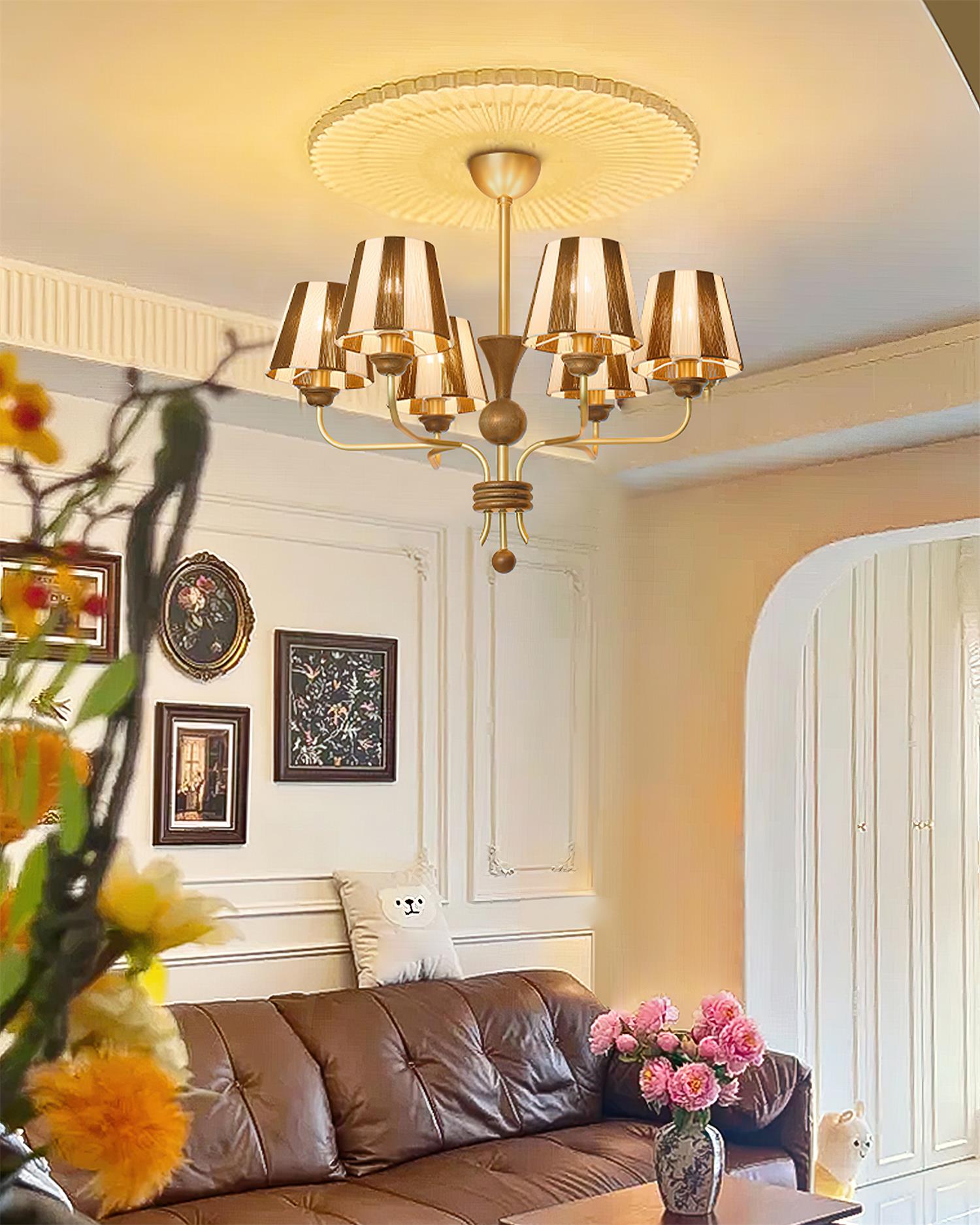 Arthur Stripe Chandelier