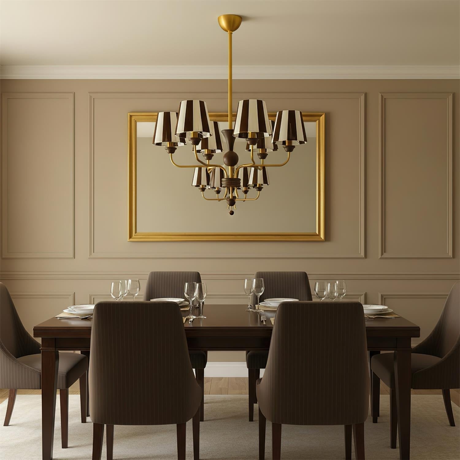 Arthur Stripe Chandelier