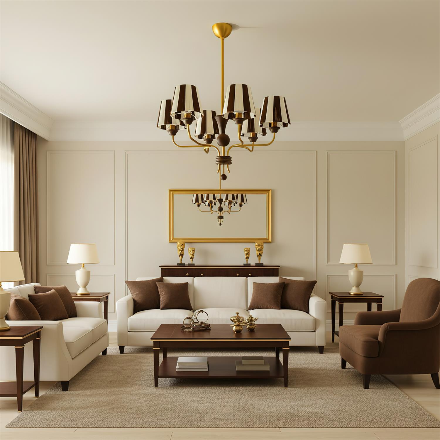 Arthur Stripe Chandelier