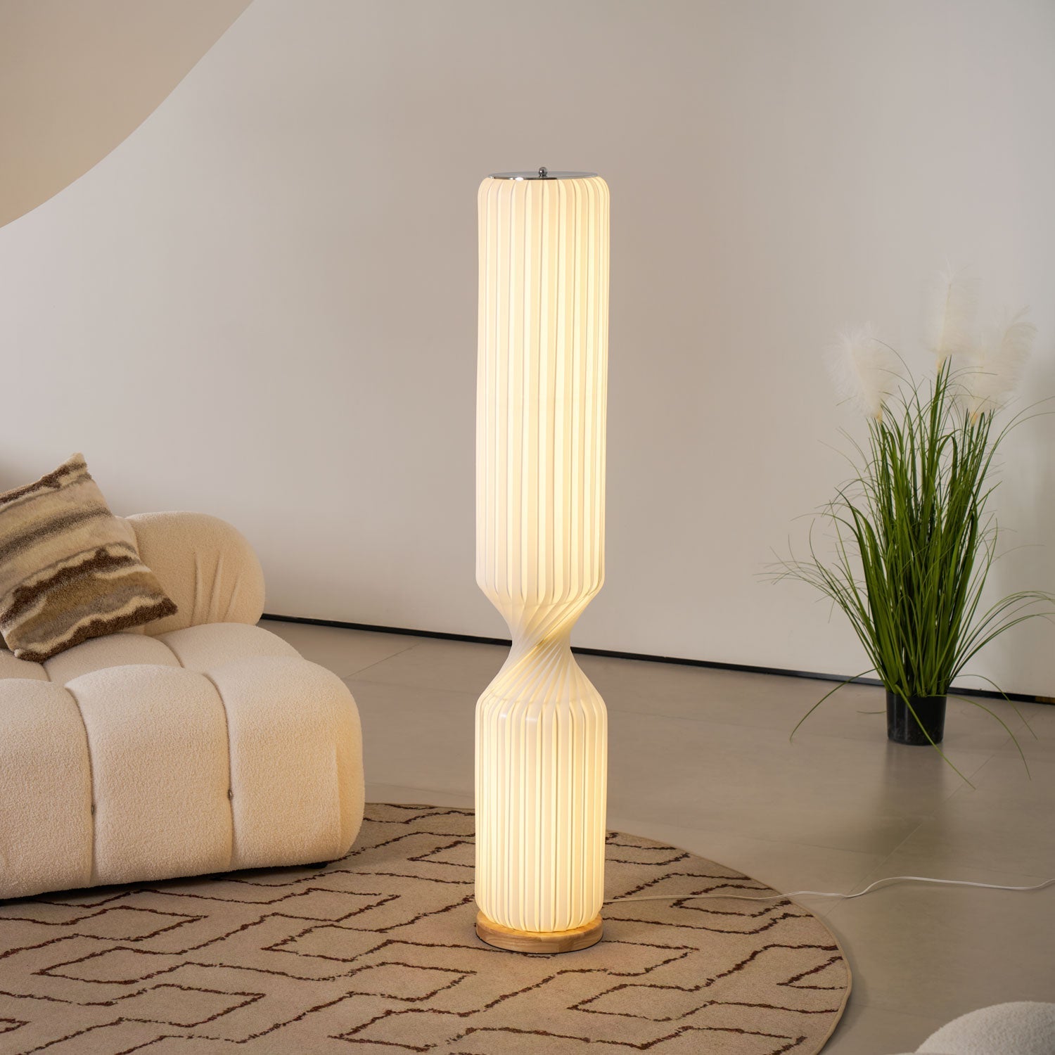 Oraeoril Modern PVC Floor Lamp-Neutral Decor