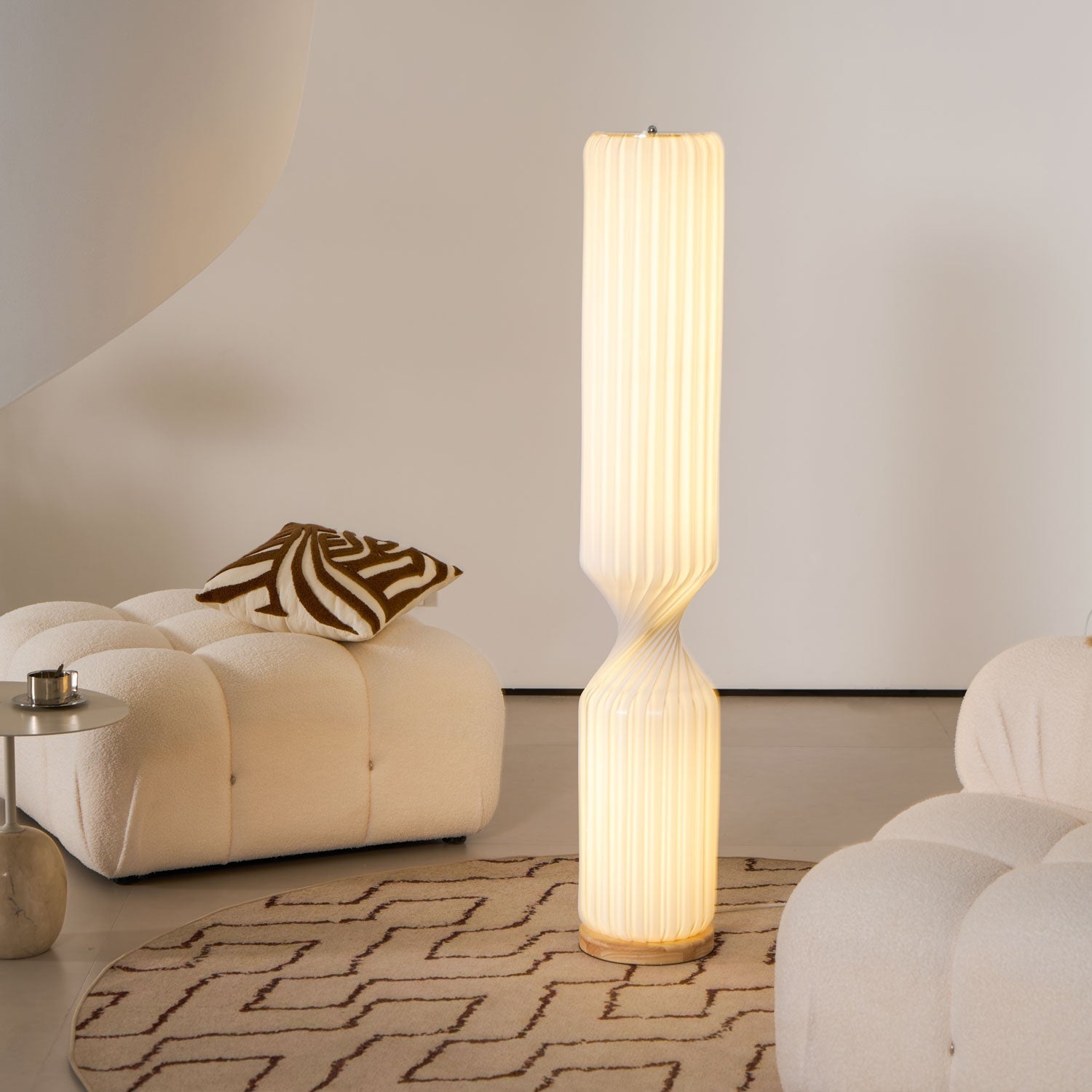 Oraeoril Modern PVC Floor Lamp-Neutral Decor
