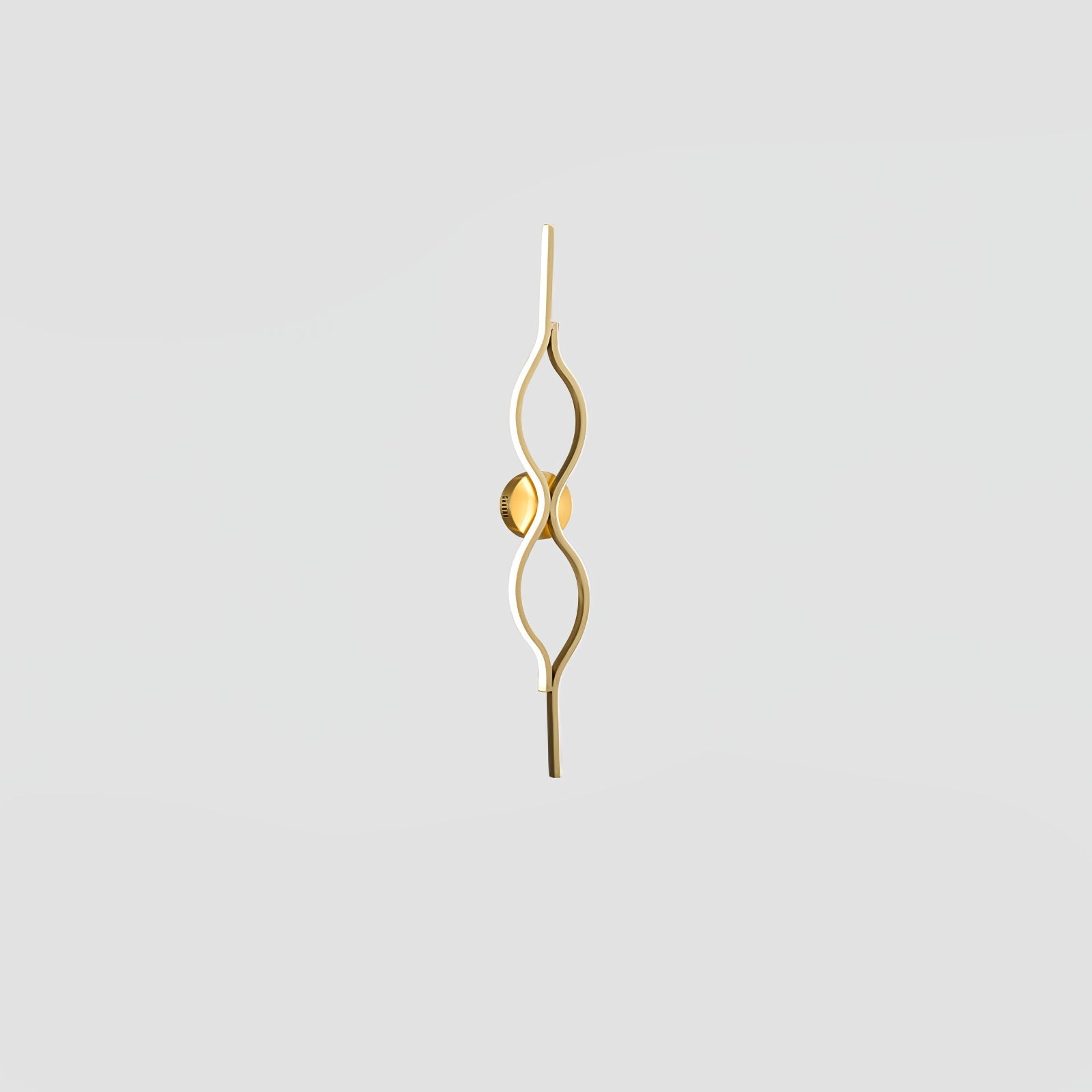 Myvenen Classic Twist Brass Wall Light-Neutral Decor
