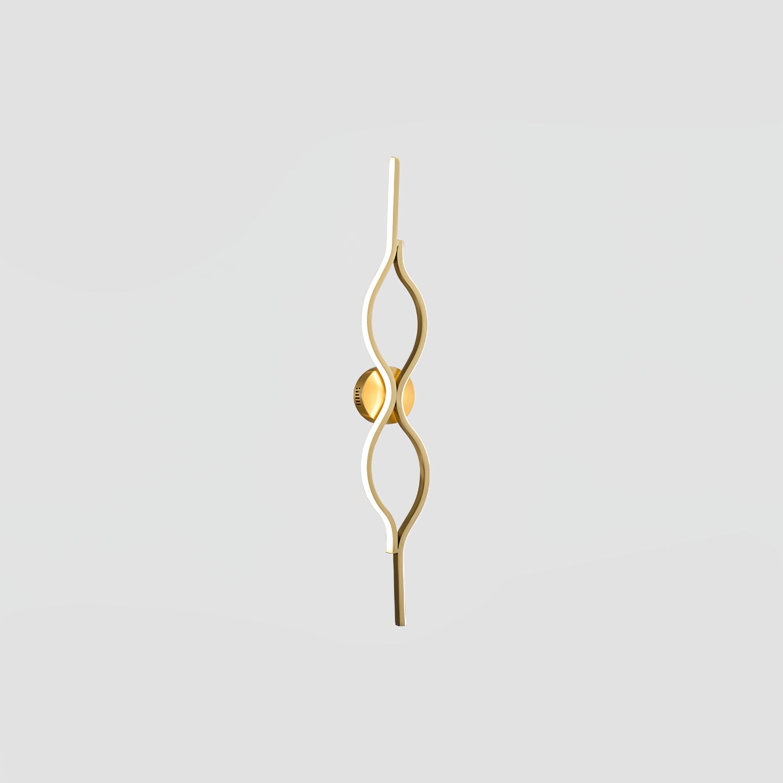 Myvenen Classic Twist Brass Wall Light-Neutral Decor