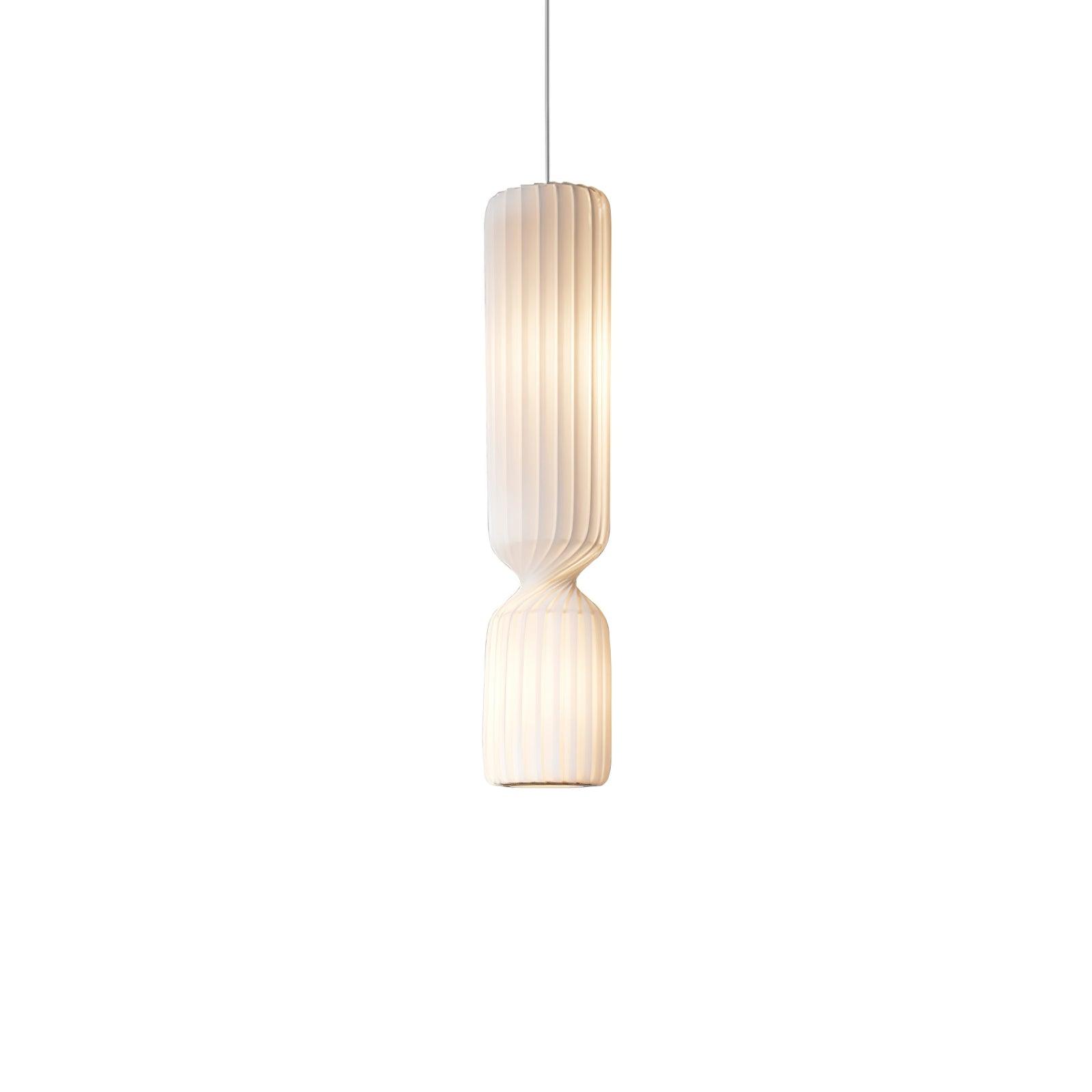 Twist Minimalist PVC Pendant Lamp-Neutral Decor