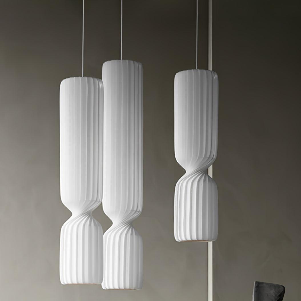Twist Minimalist PVC Pendant Lamp-Neutral Decor