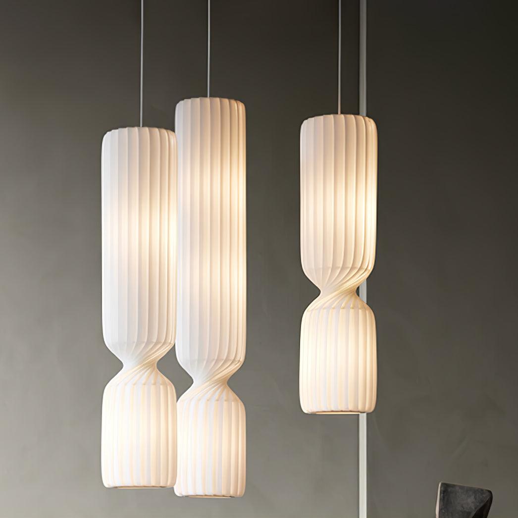 Twist Minimalist PVC Pendant Lamp-Neutral Decor