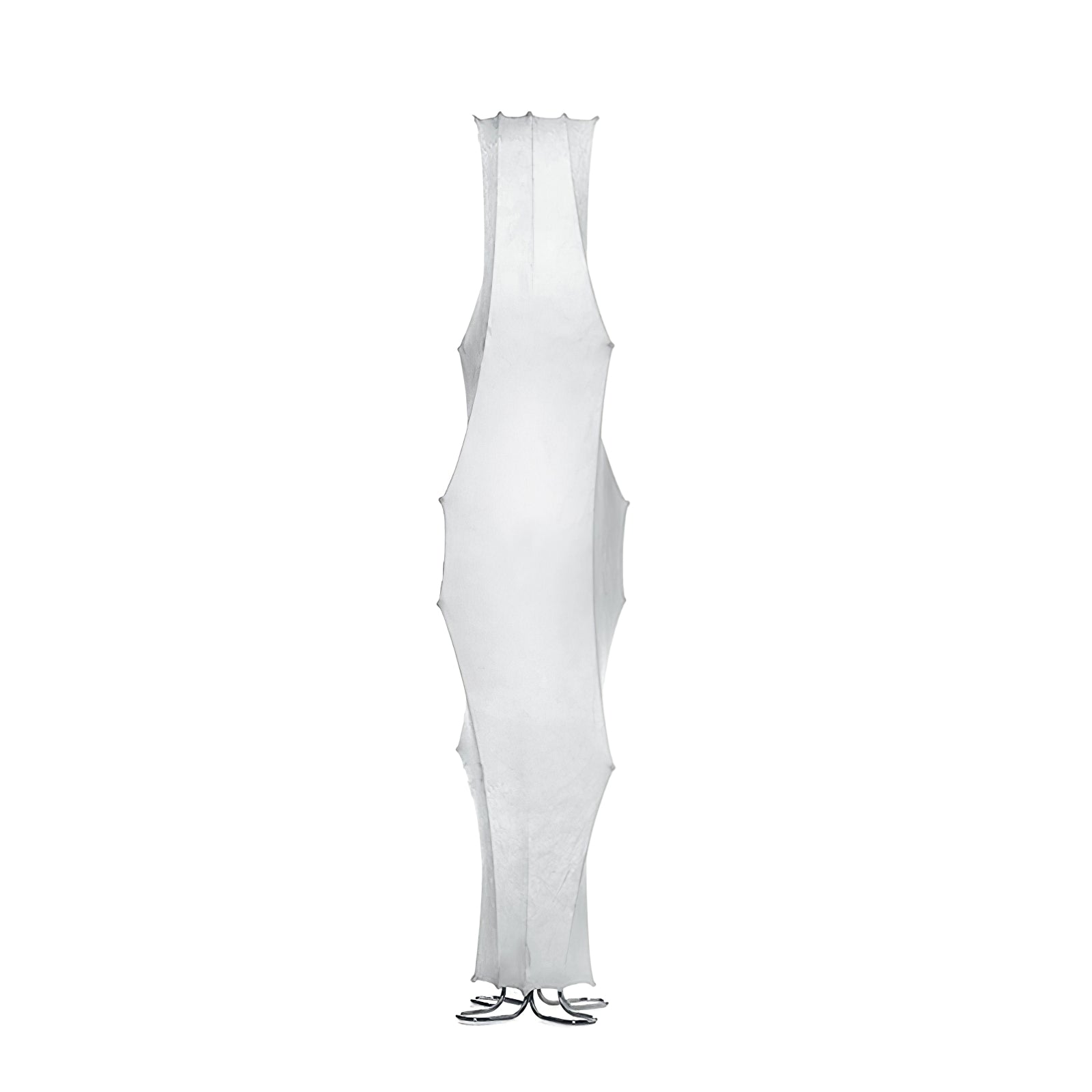 Vela Twist Silk Floor Lamp-Neutral Decor