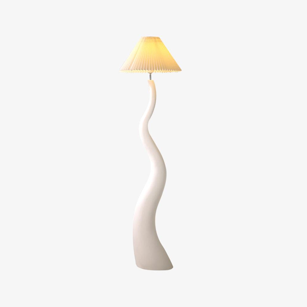 Bexyn Resin Fabric Floor Lamp-Neutral Decor