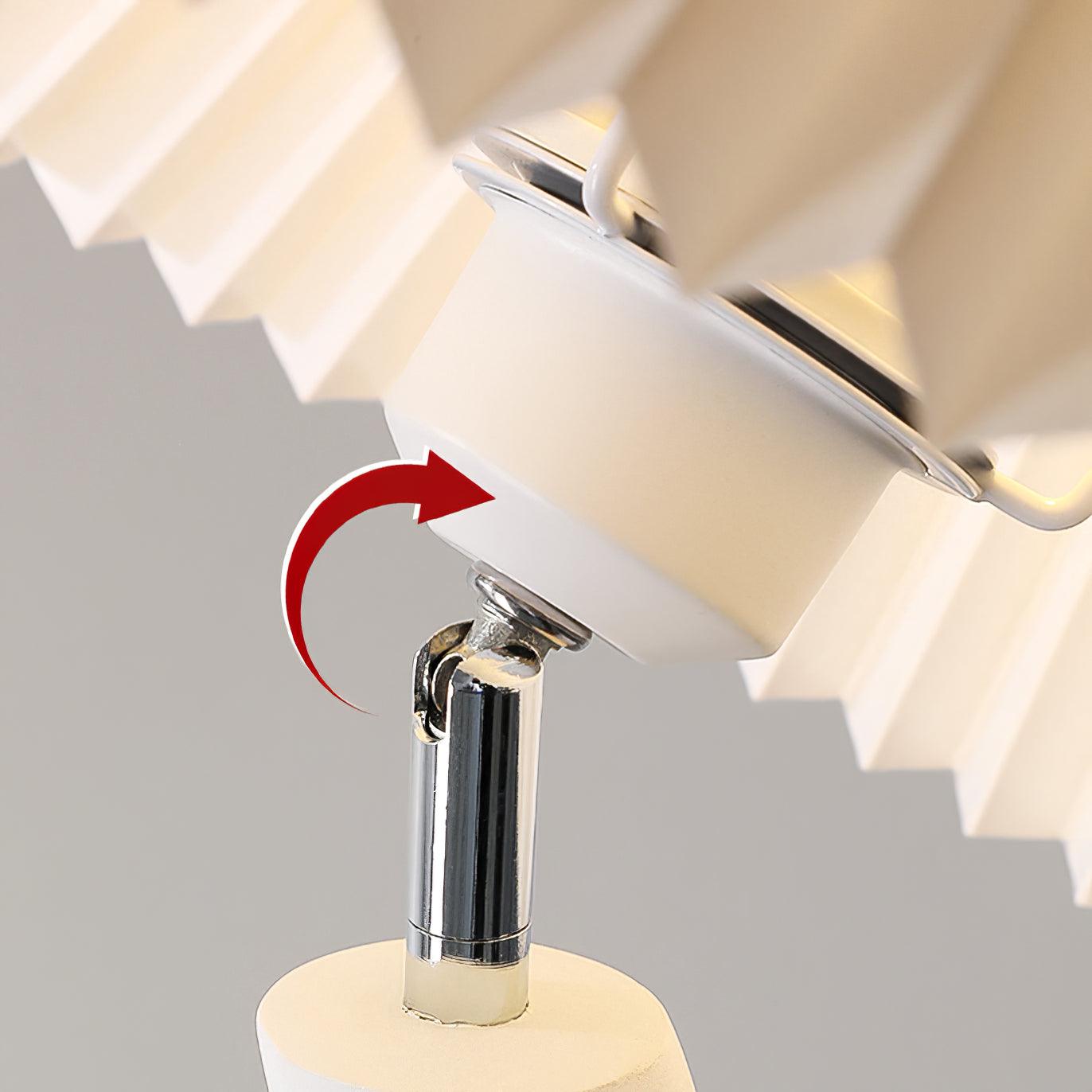 Bexyn Resin Fabric Floor Lamp-Neutral Decor