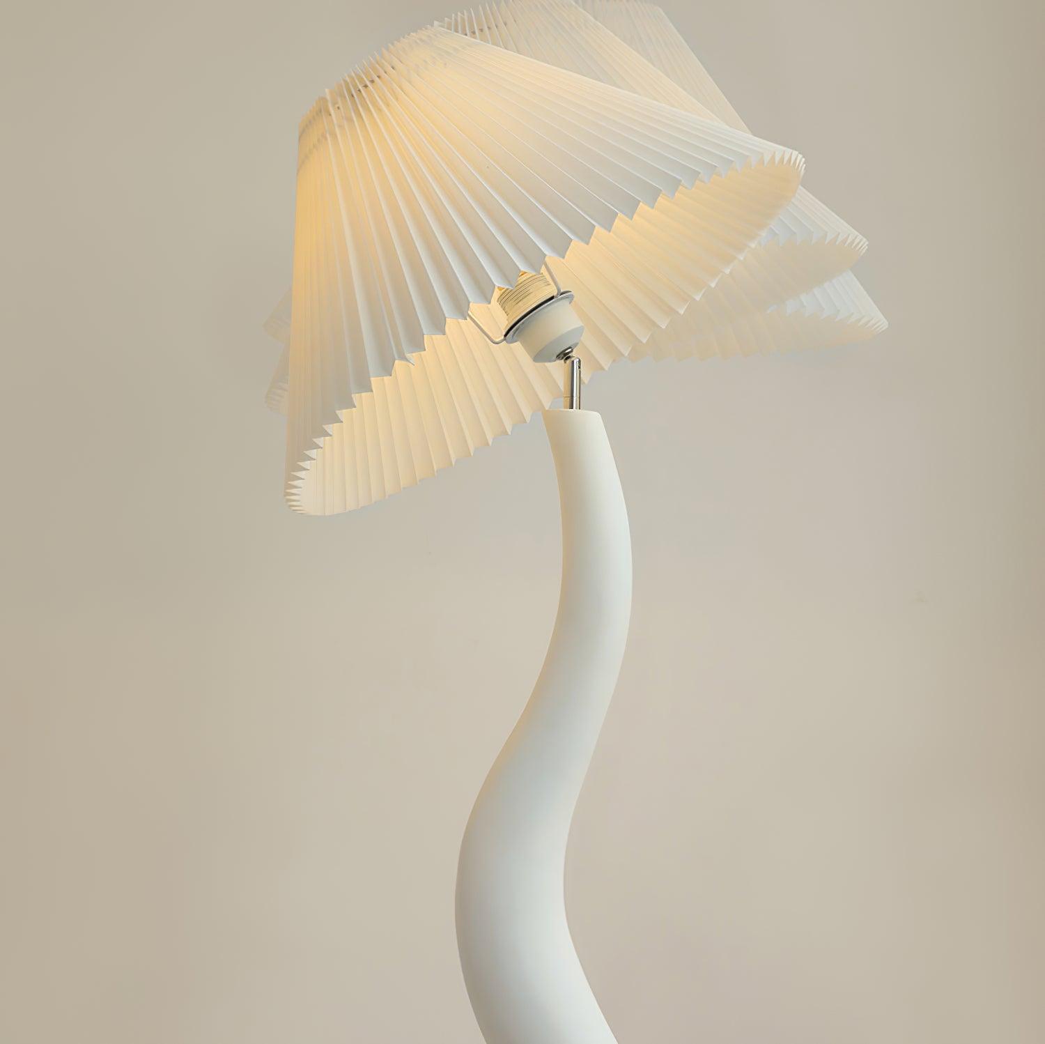 Bexyn Resin Fabric Floor Lamp-Neutral Decor