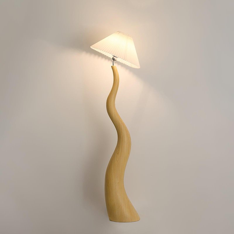 Bexyn Resin Fabric Floor Lamp-Neutral Decor