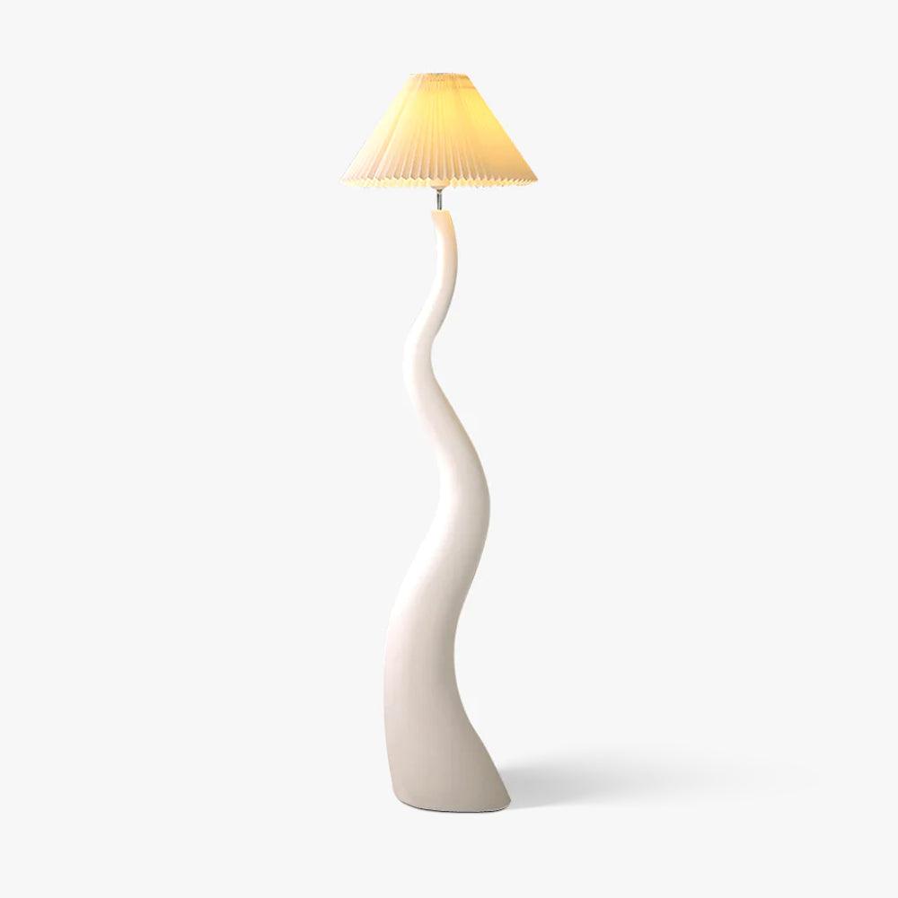 Bexyn Resin Fabric Floor Lamp-Neutral Decor