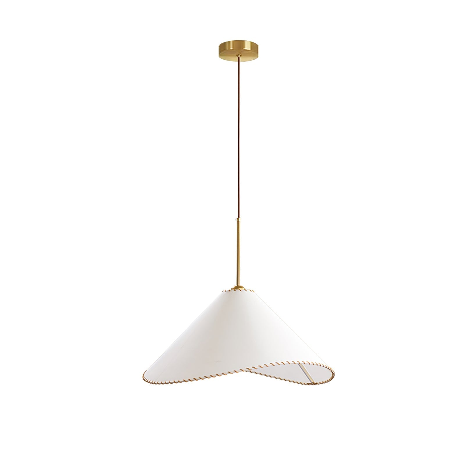 Aursoreth Nordic Twisted Shade Fabric Pendant Lamp-Neutral Decor