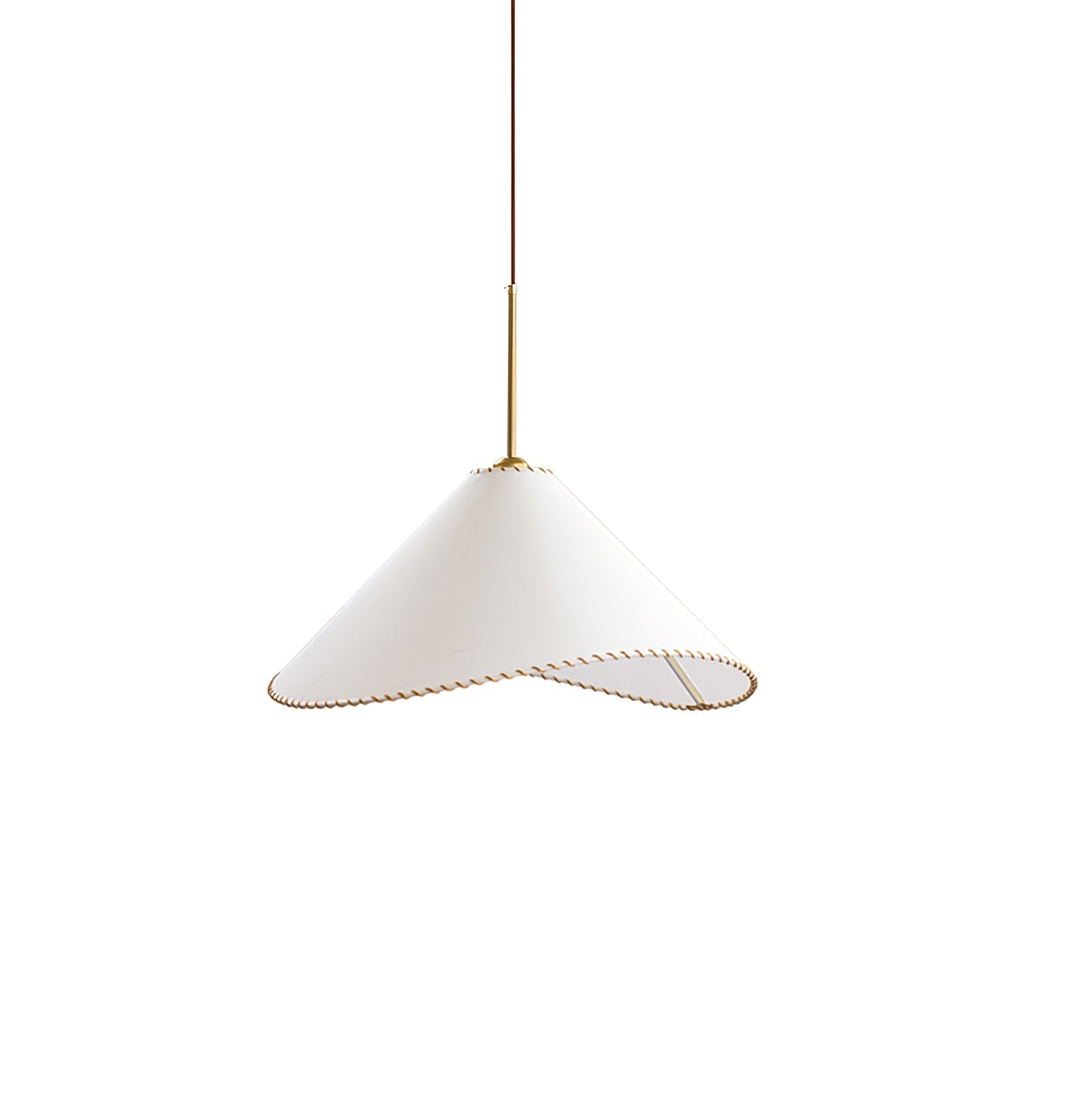 Aursoreth Nordic Twisted Shade Fabric Pendant Lamp-Neutral Decor