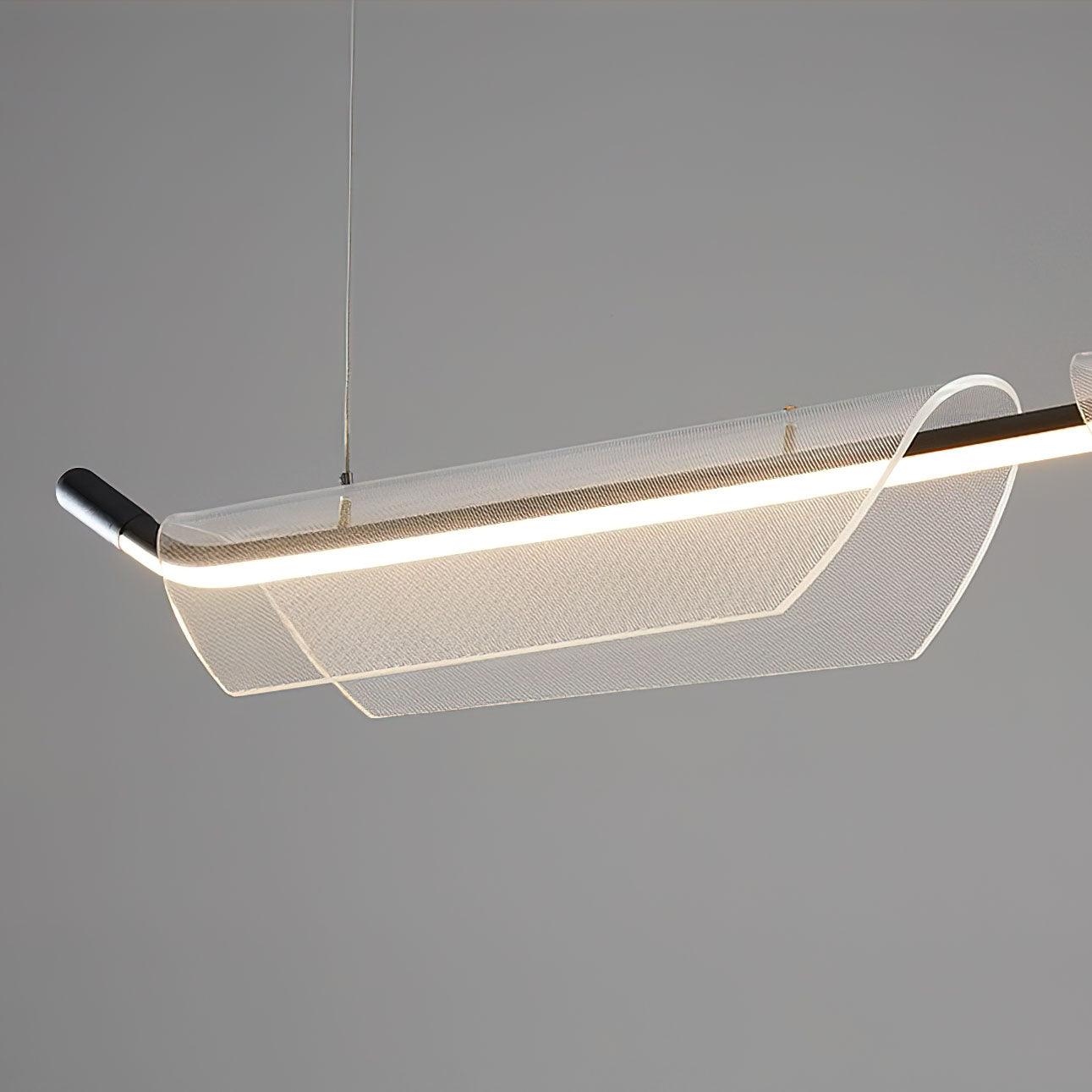 Vire Acrylic Minimalistic Pendant Light-Neutral Decor