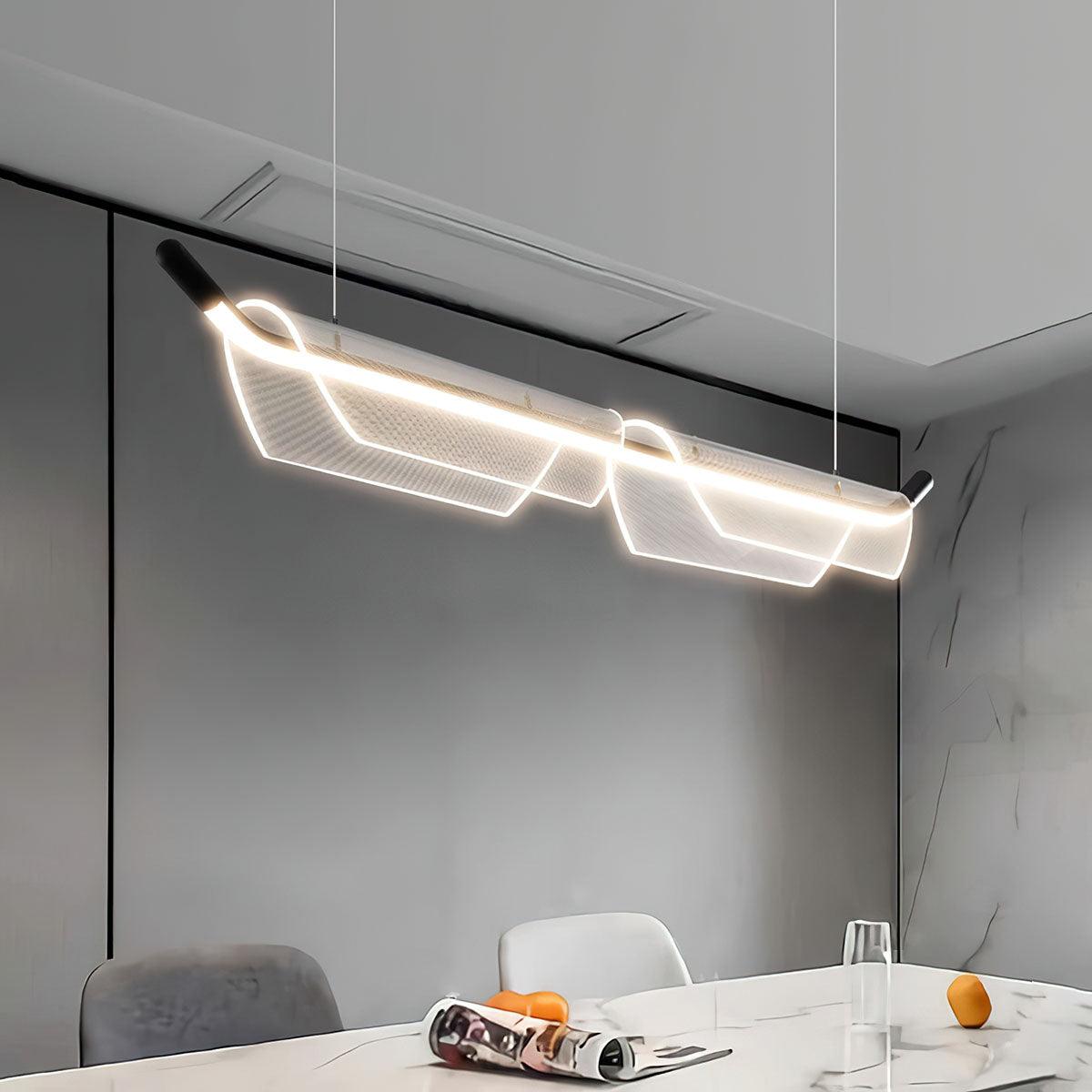 Vire Acrylic Minimalistic Pendant Light-Neutral Decor