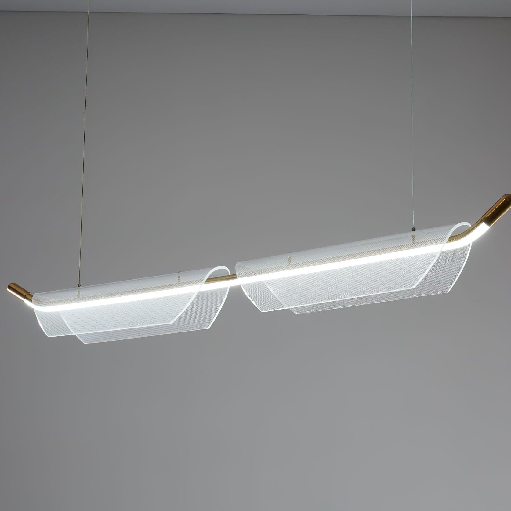 Vire Acrylic Minimalistic Pendant Light-Neutral Decor