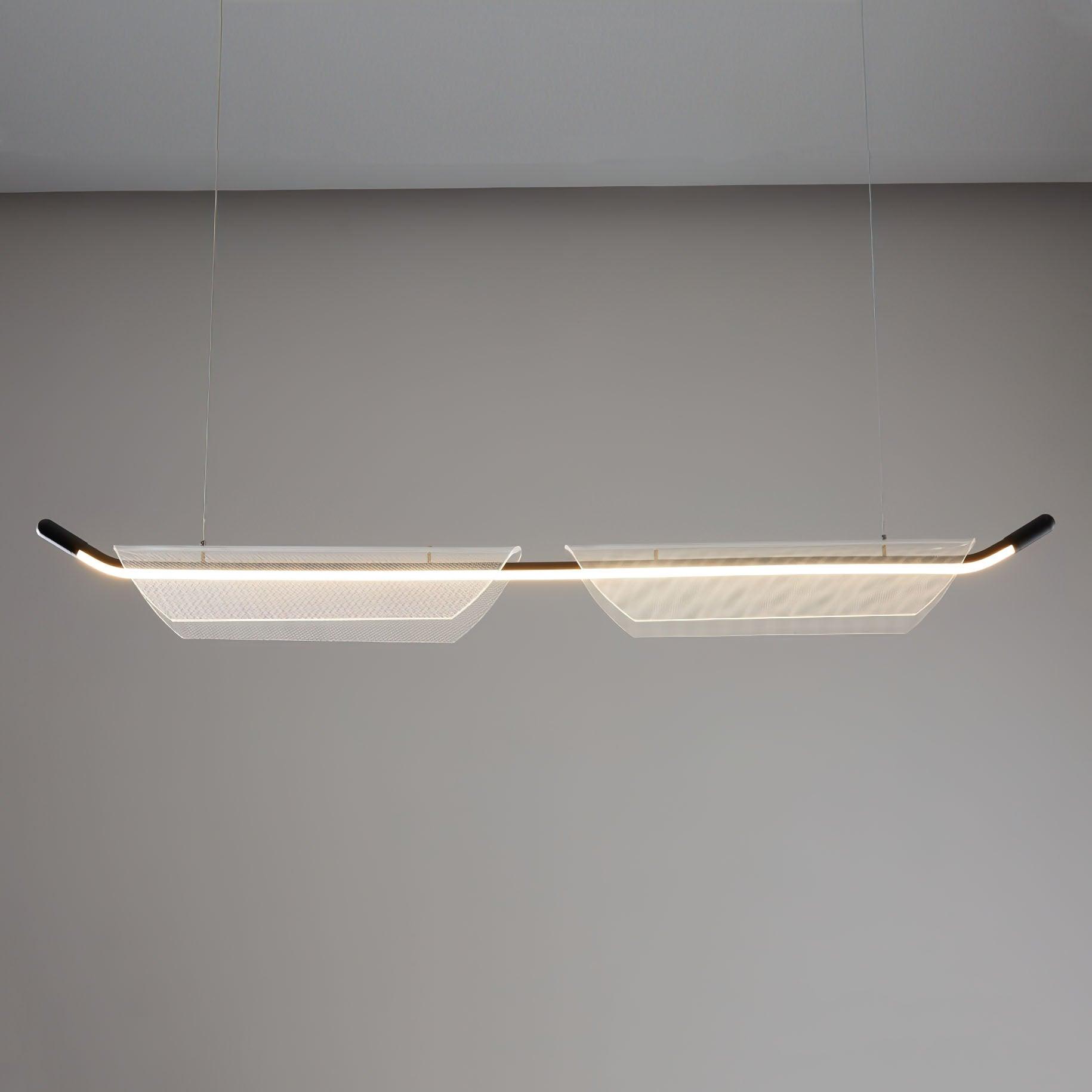 Vire Acrylic Minimalistic Pendant Light-Neutral Decor