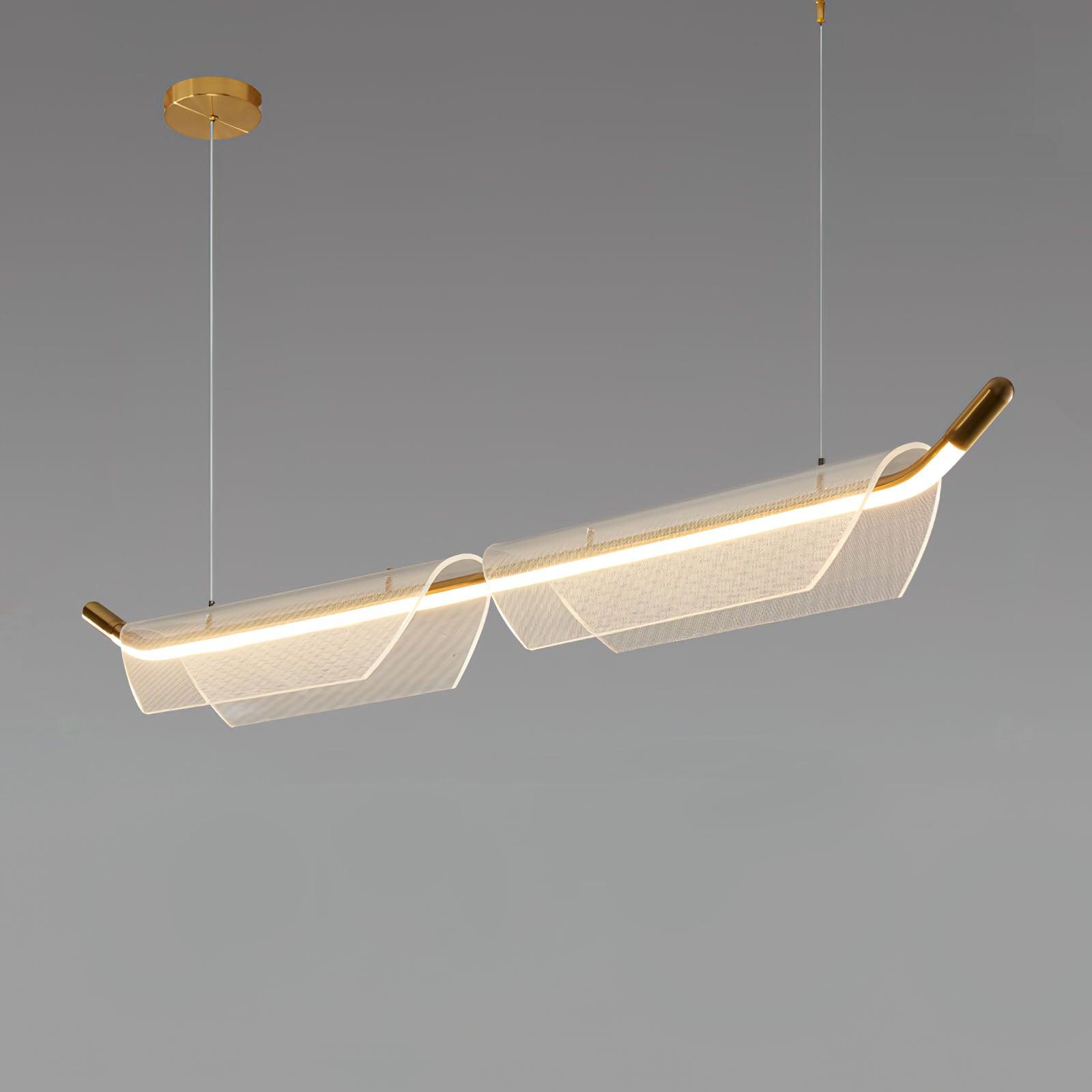 Vire Acrylic Minimalistic Pendant Light-Neutral Decor
