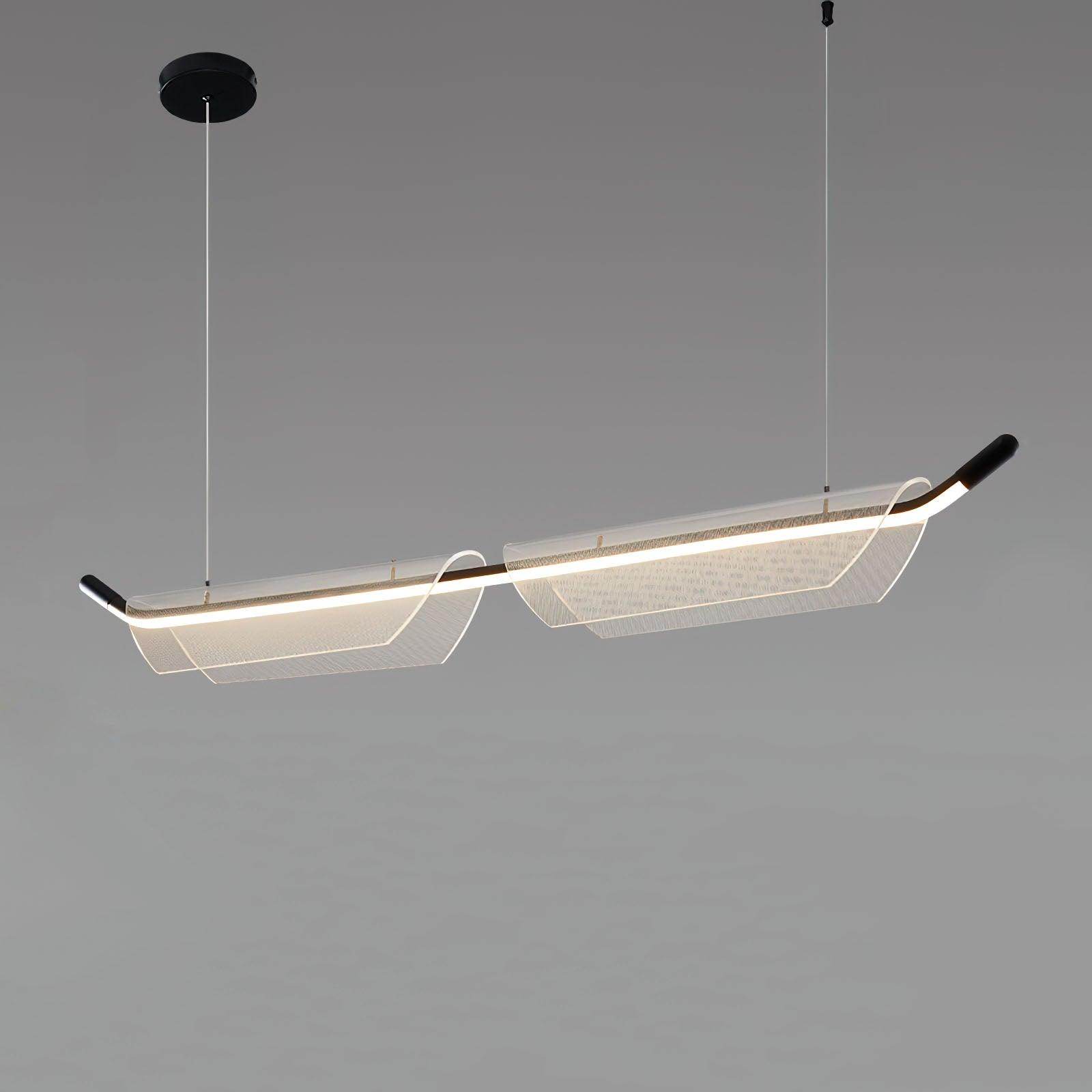 Vire Acrylic Minimalistic Pendant Light-Neutral Decor