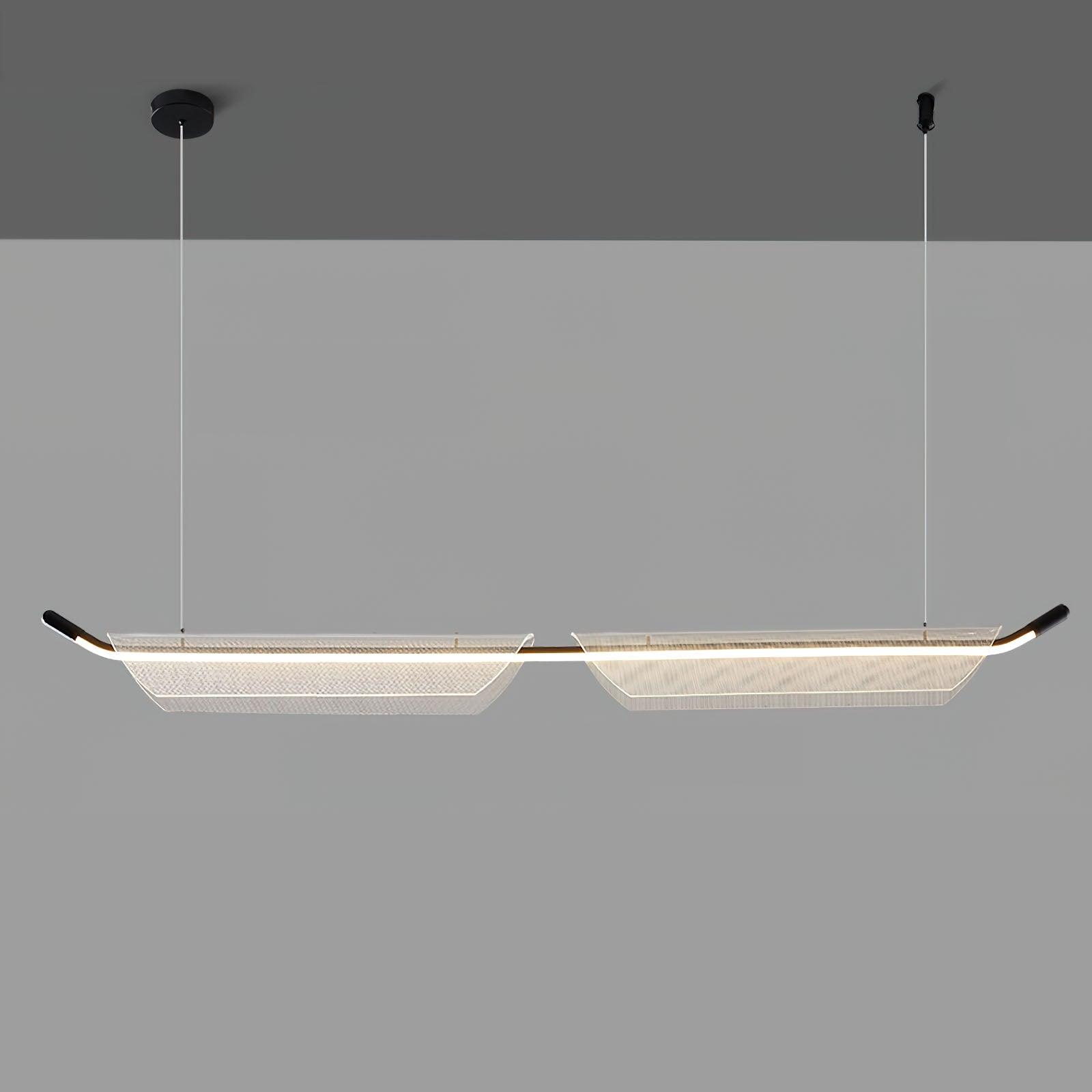 Vire Acrylic Minimalistic Pendant Light-Neutral Decor
