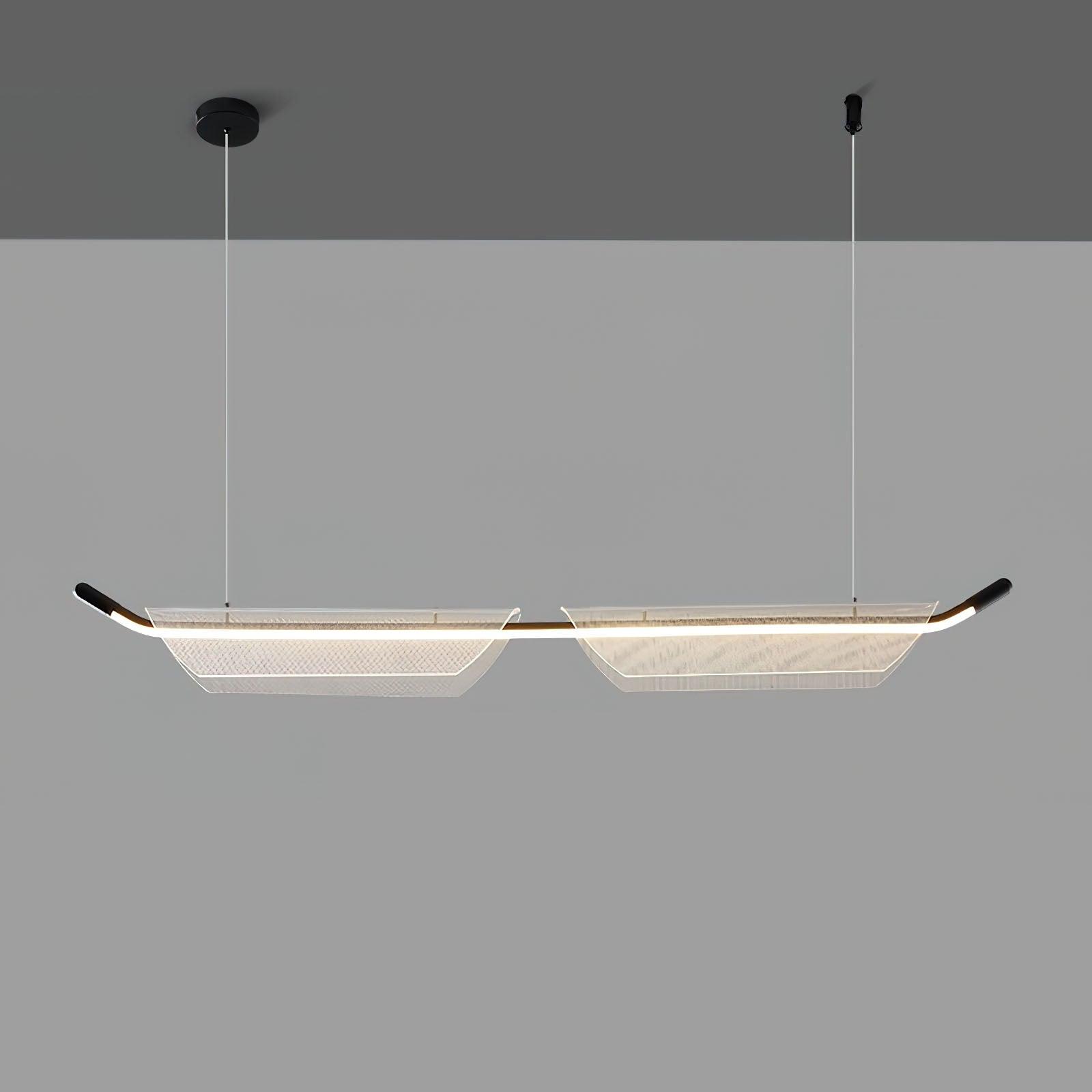 Vire Acrylic Minimalistic Pendant Light-Neutral Decor