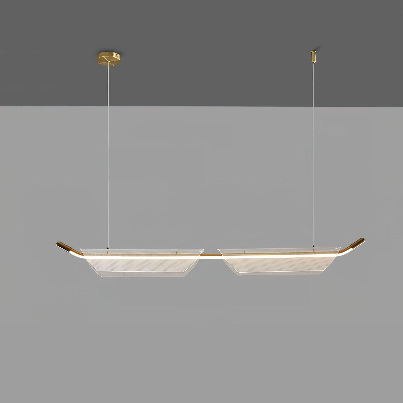 Vire Acrylic Minimalistic Pendant Light-Neutral Decor