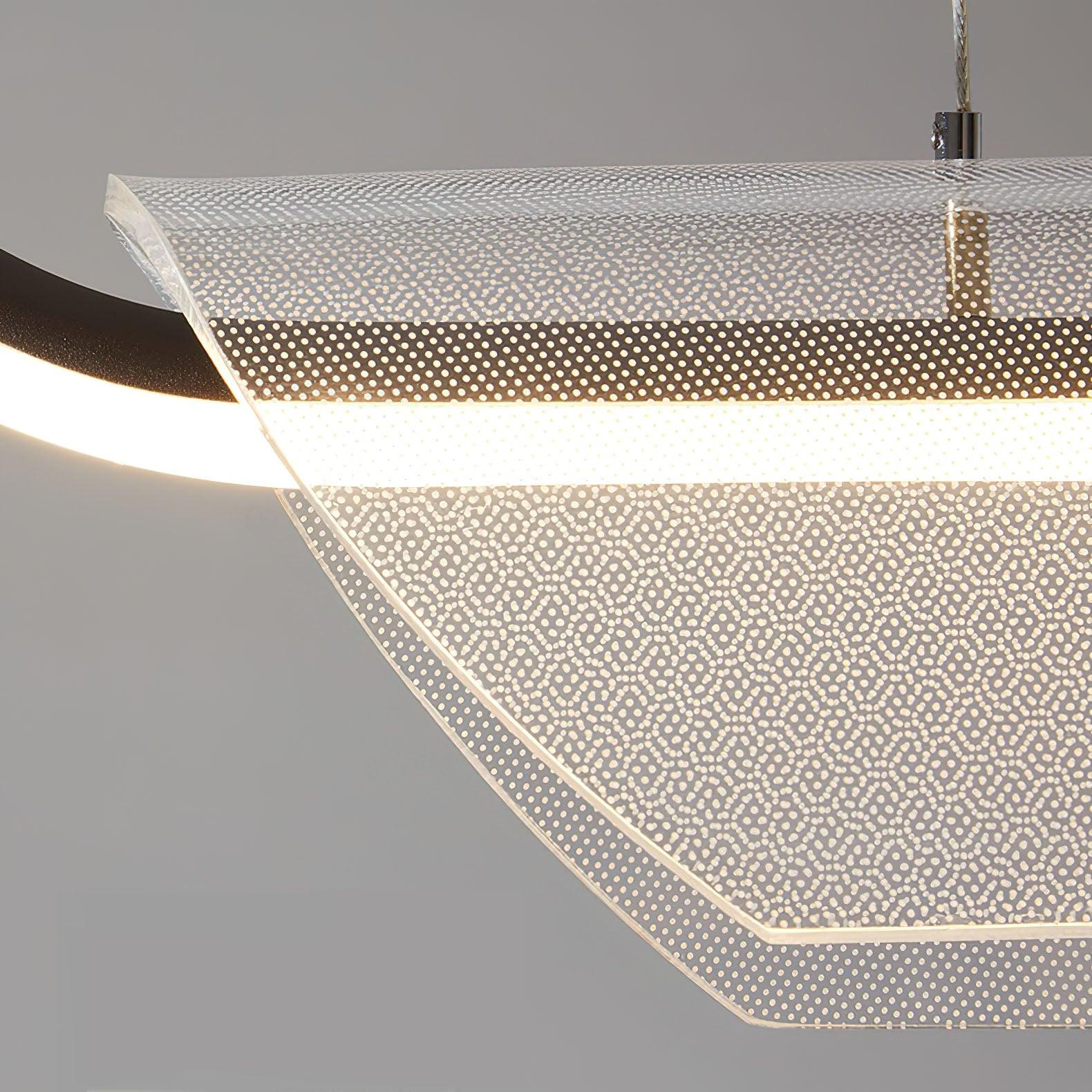 Vire Acrylic Minimalistic Pendant Light-Neutral Decor