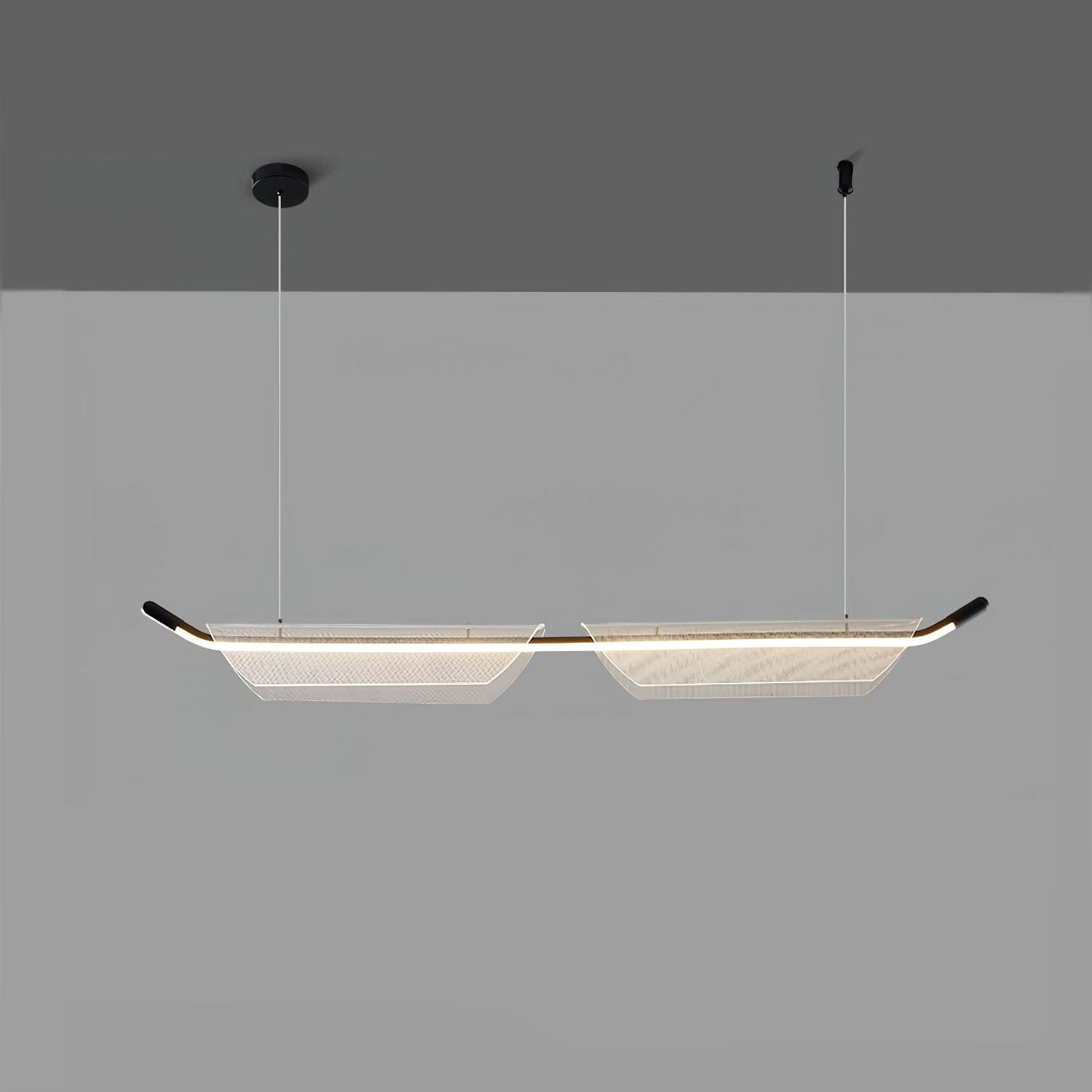 Vire Acrylic Minimalistic Pendant Light-Neutral Decor