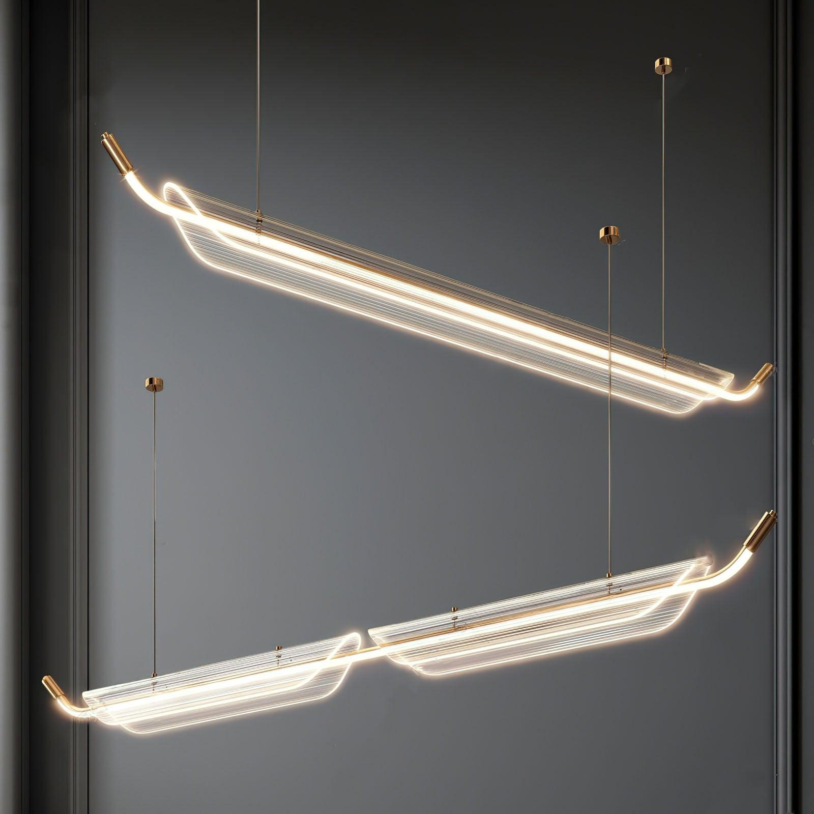 Vire Acrylic Minimalistic Pendant Light-Neutral Decor