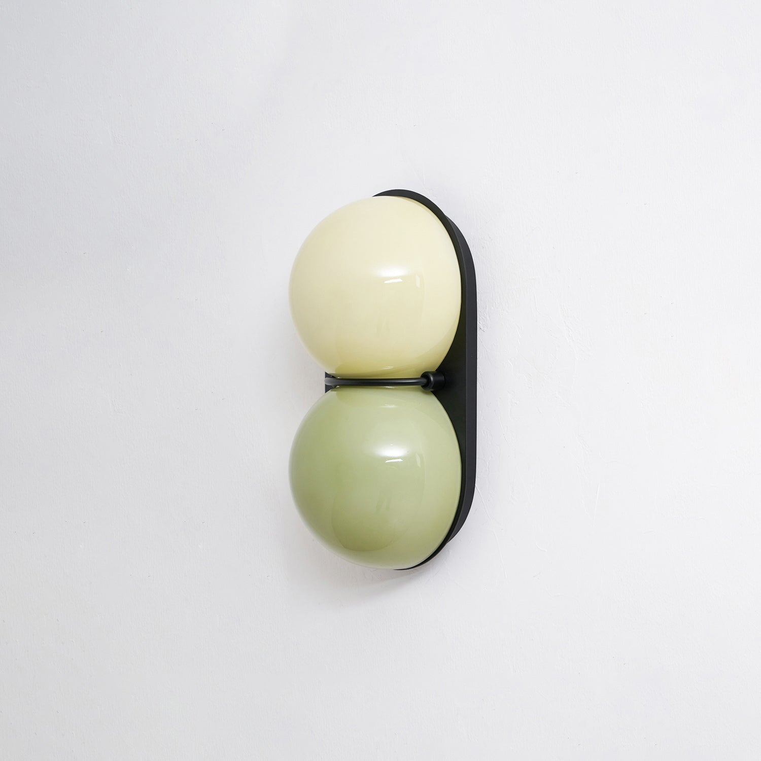 Two Globe Glass Wall Sconce-Neutral Decor
