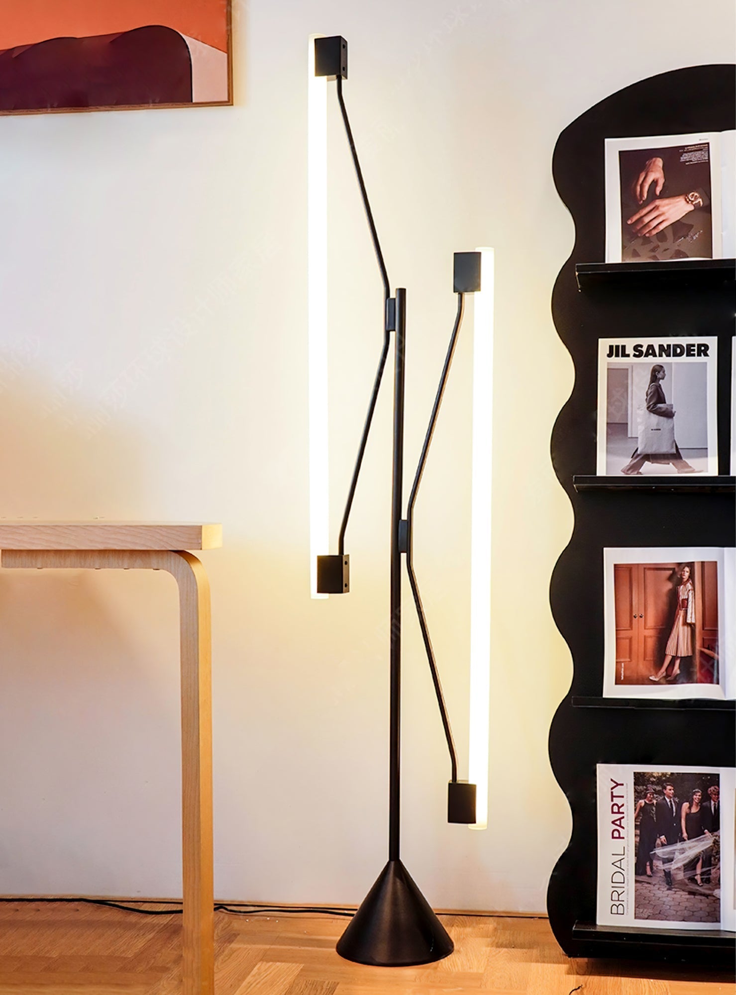 Axis Two Tubes Floor Lamp-Neutral Decor