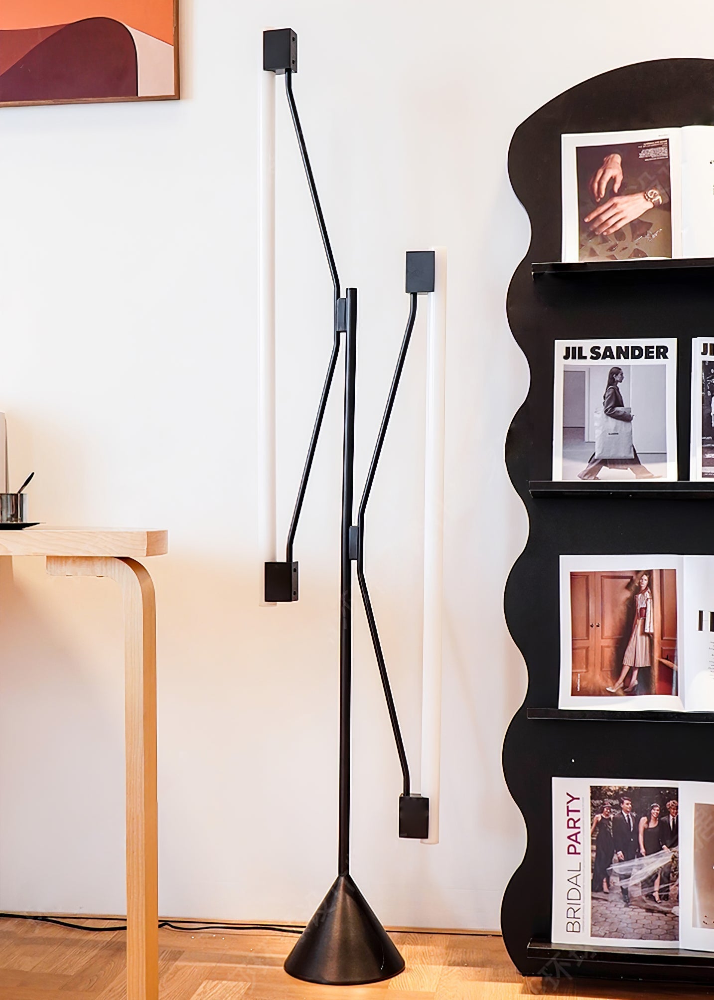 Axis Two Tubes Floor Lamp-Neutral Decor