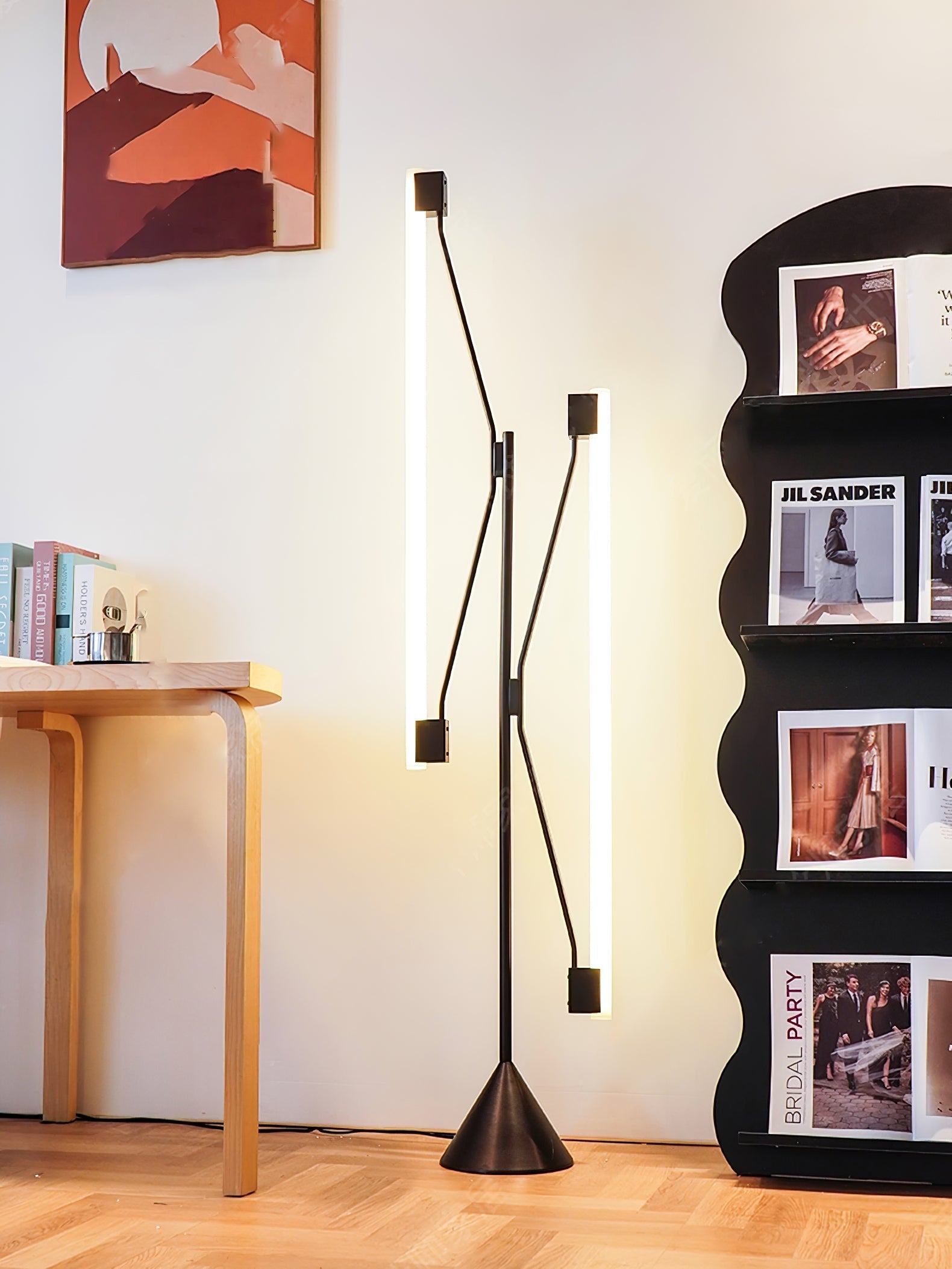 Axis Two Tubes Floor Lamp-Neutral Decor