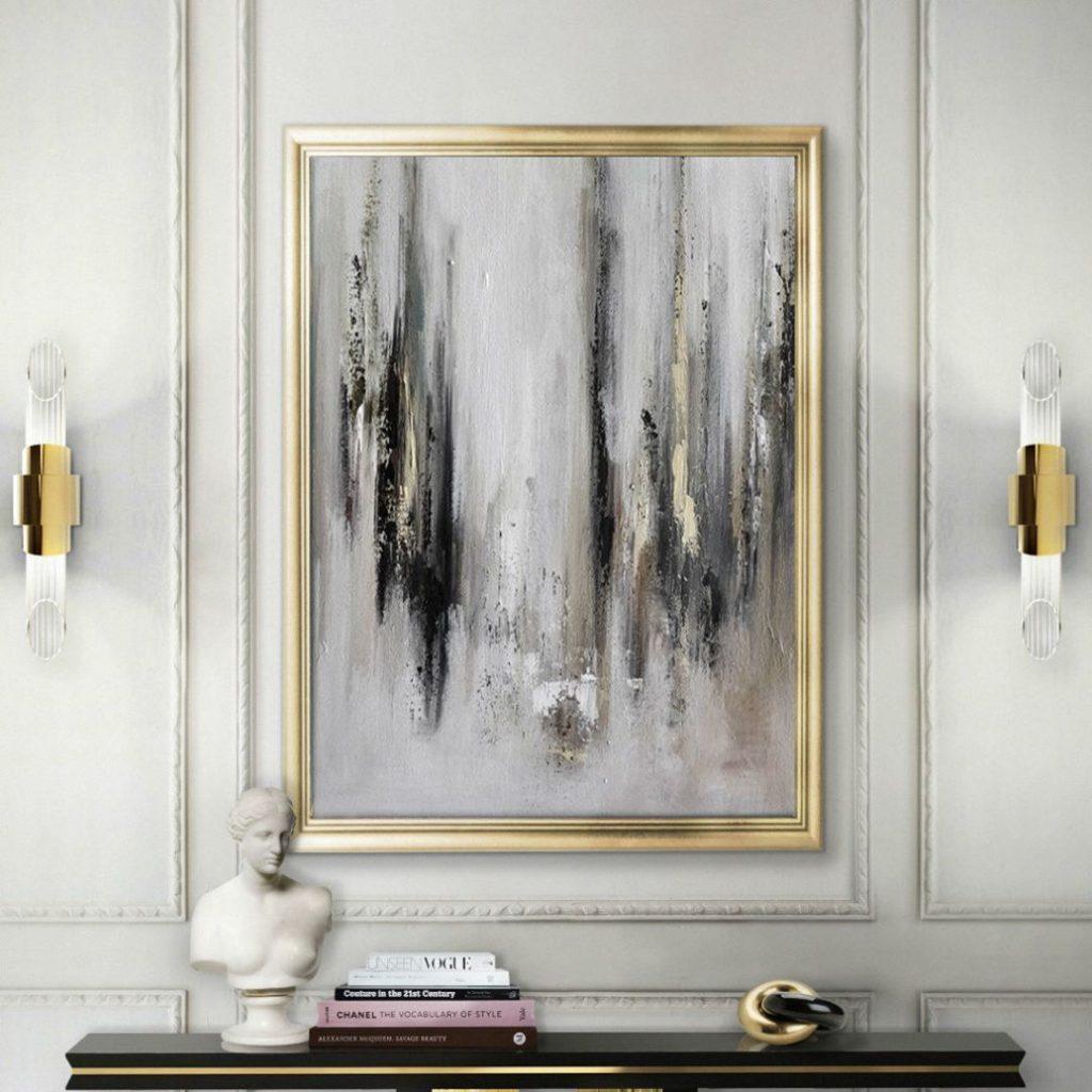 Tevely Wall Lamp Nordic Art Small Crystal Metal-Neutral Decor