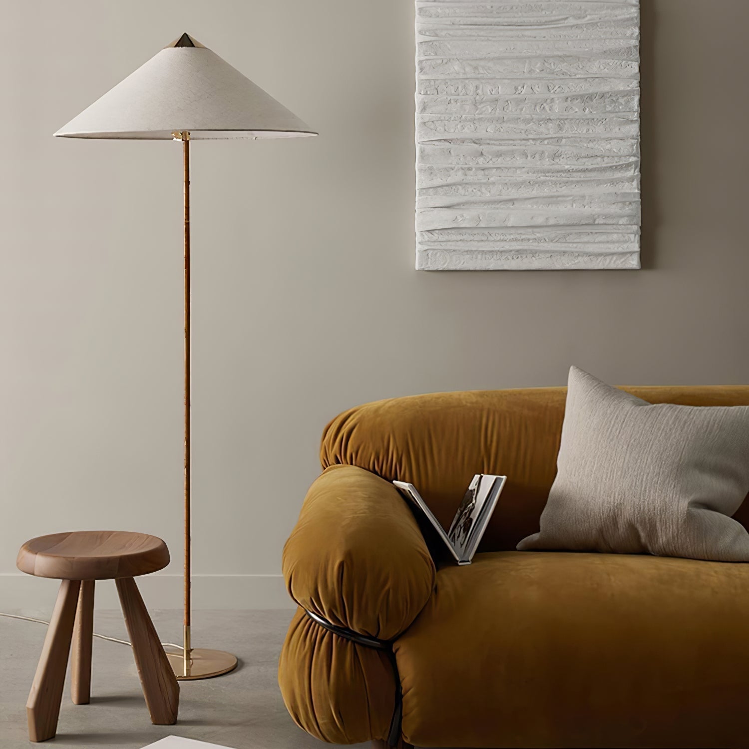 Docor Minimalist Floor Lamp-Neutral Decor