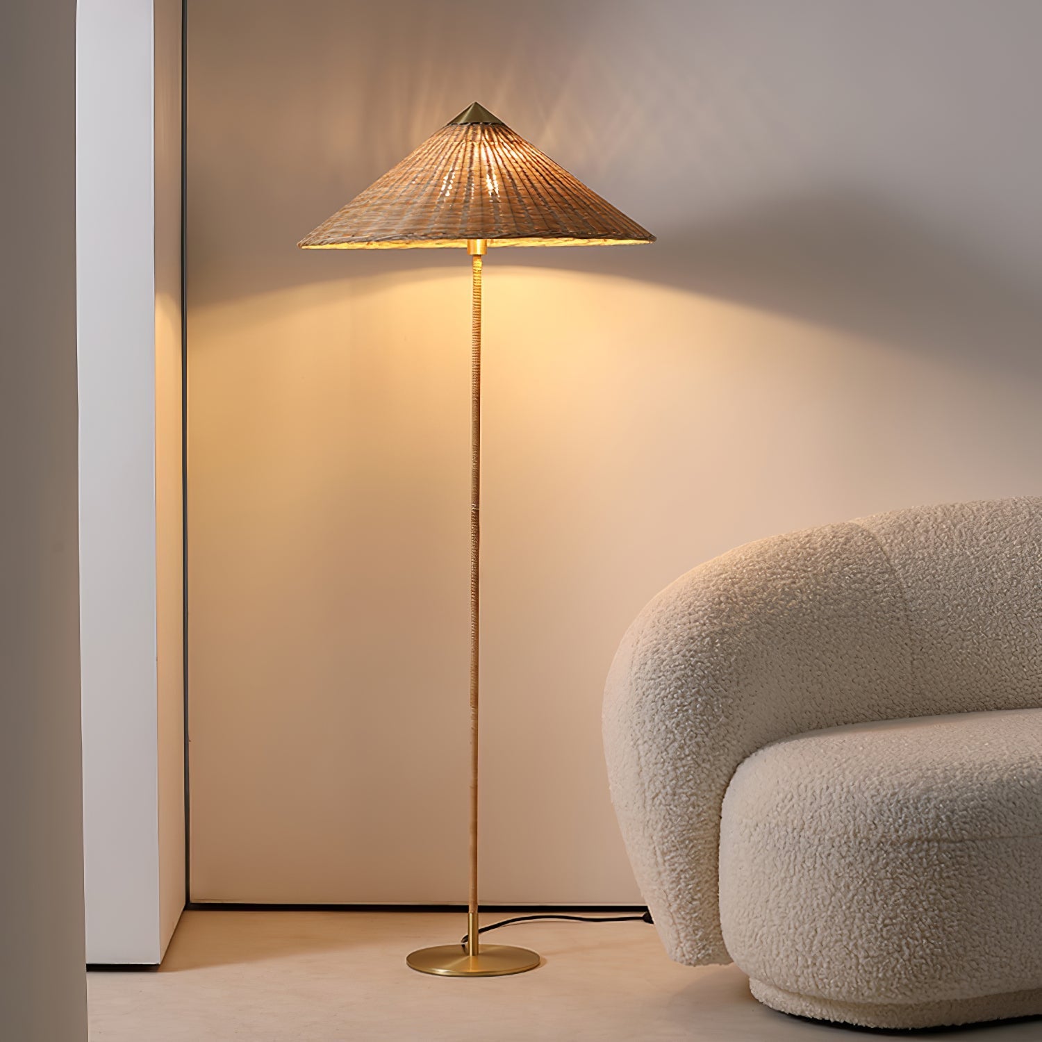 Docor Minimalist Floor Lamp-Neutral Decor
